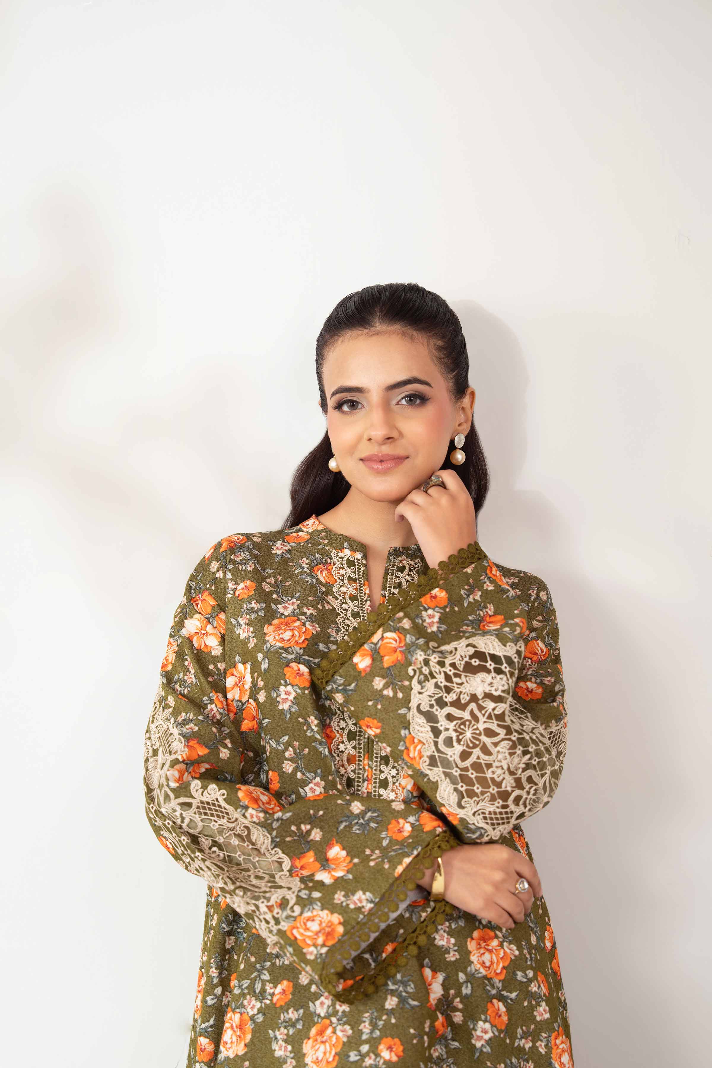 2 Piece - Printed Embroidered Suit - 42502814 - Image 4
