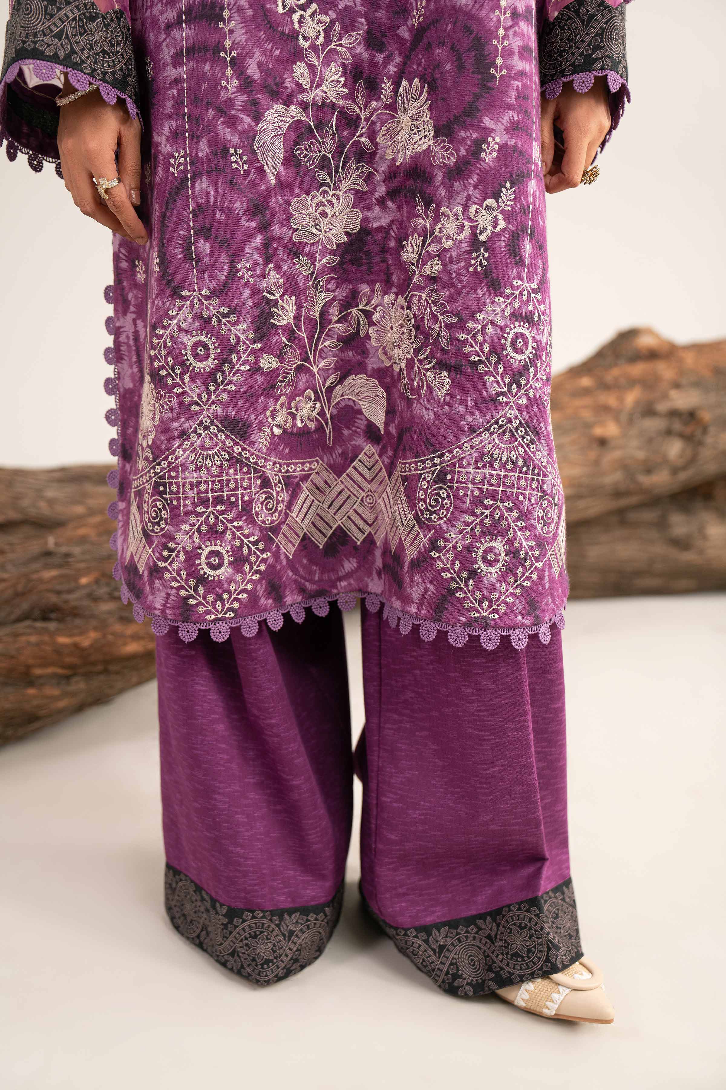 3 Piece - Digital Printed Embroidered Suit - 42502990 - Image 5