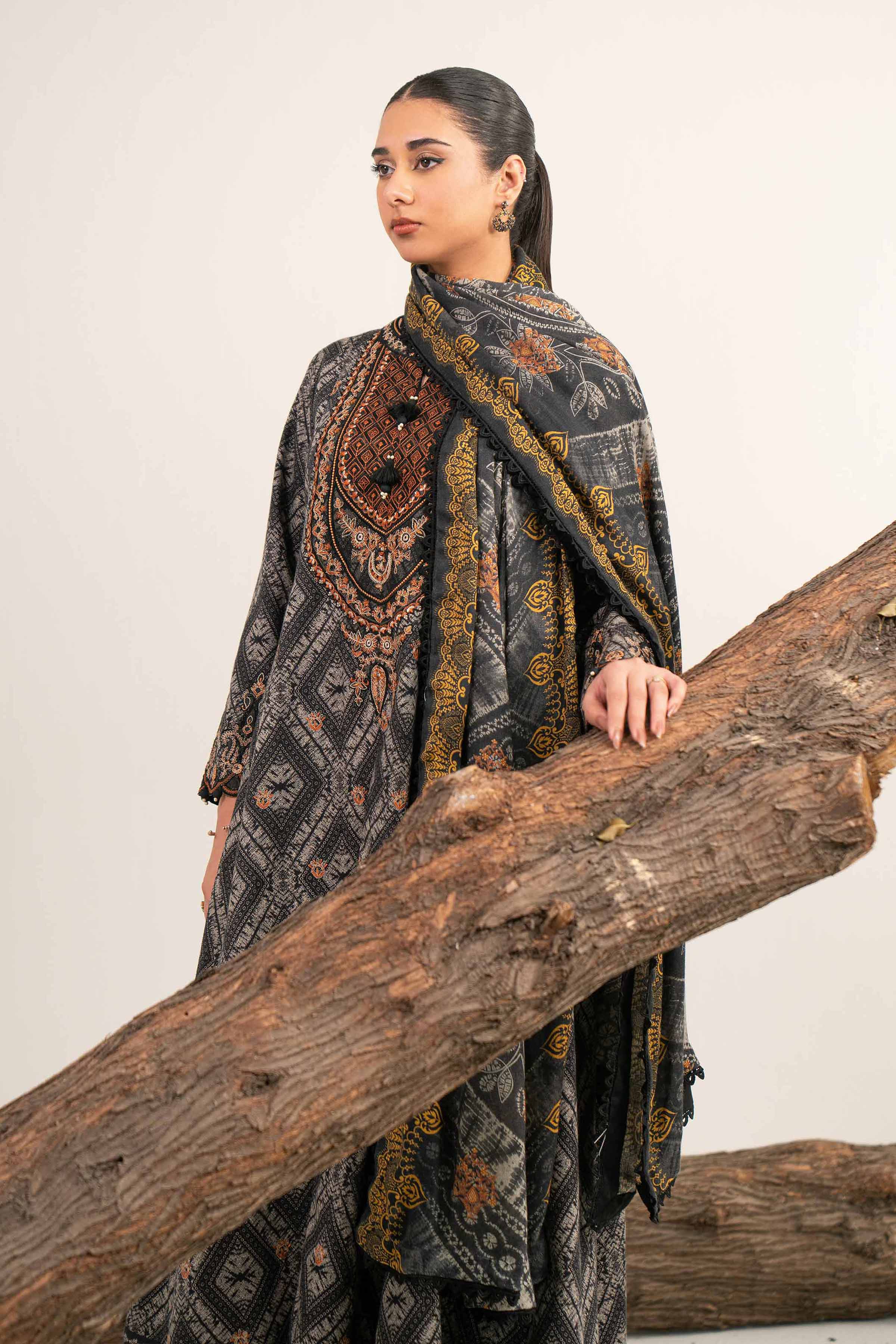 3 Piece - Digital Printed Embroidered Suit - 42502992 - Image 6