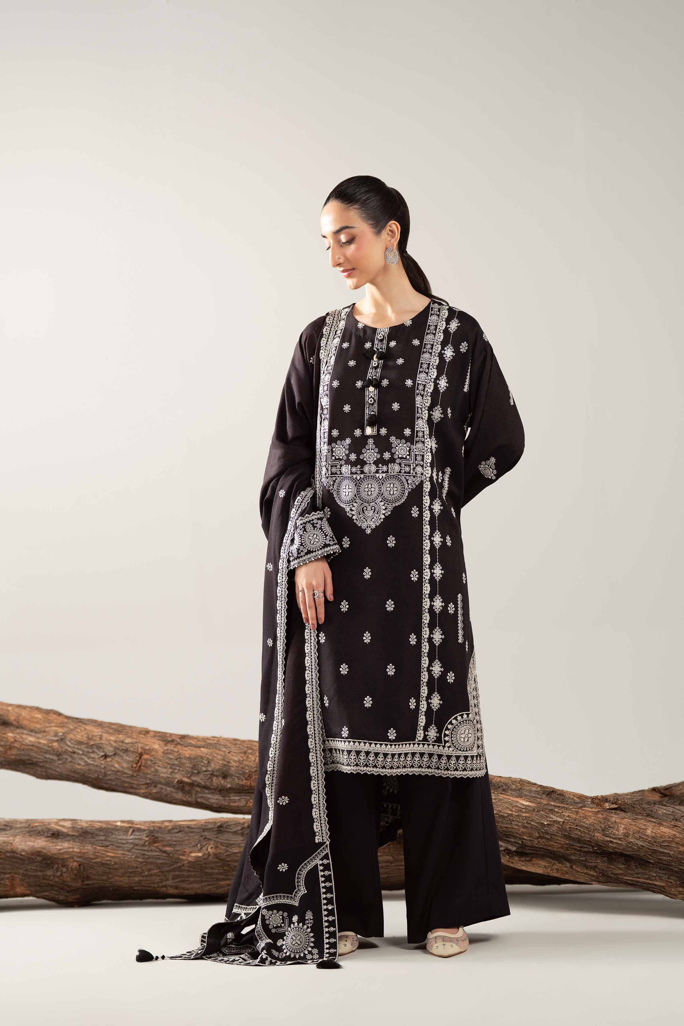 3 Piece - Embroidered Suit - 42503587 - Image 5
