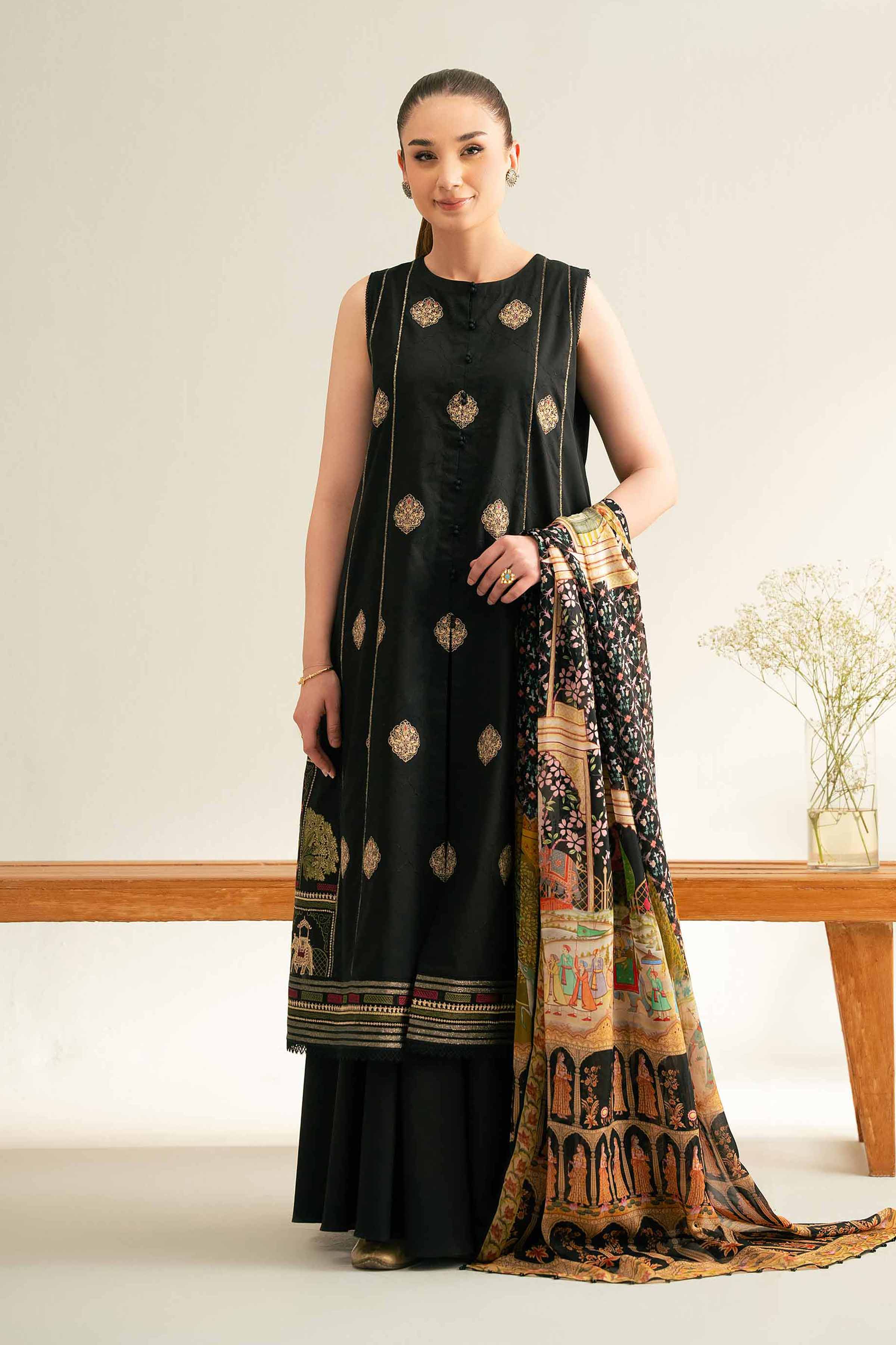 3 Piece - Embroidered Suit - 42519169 - Image 2
