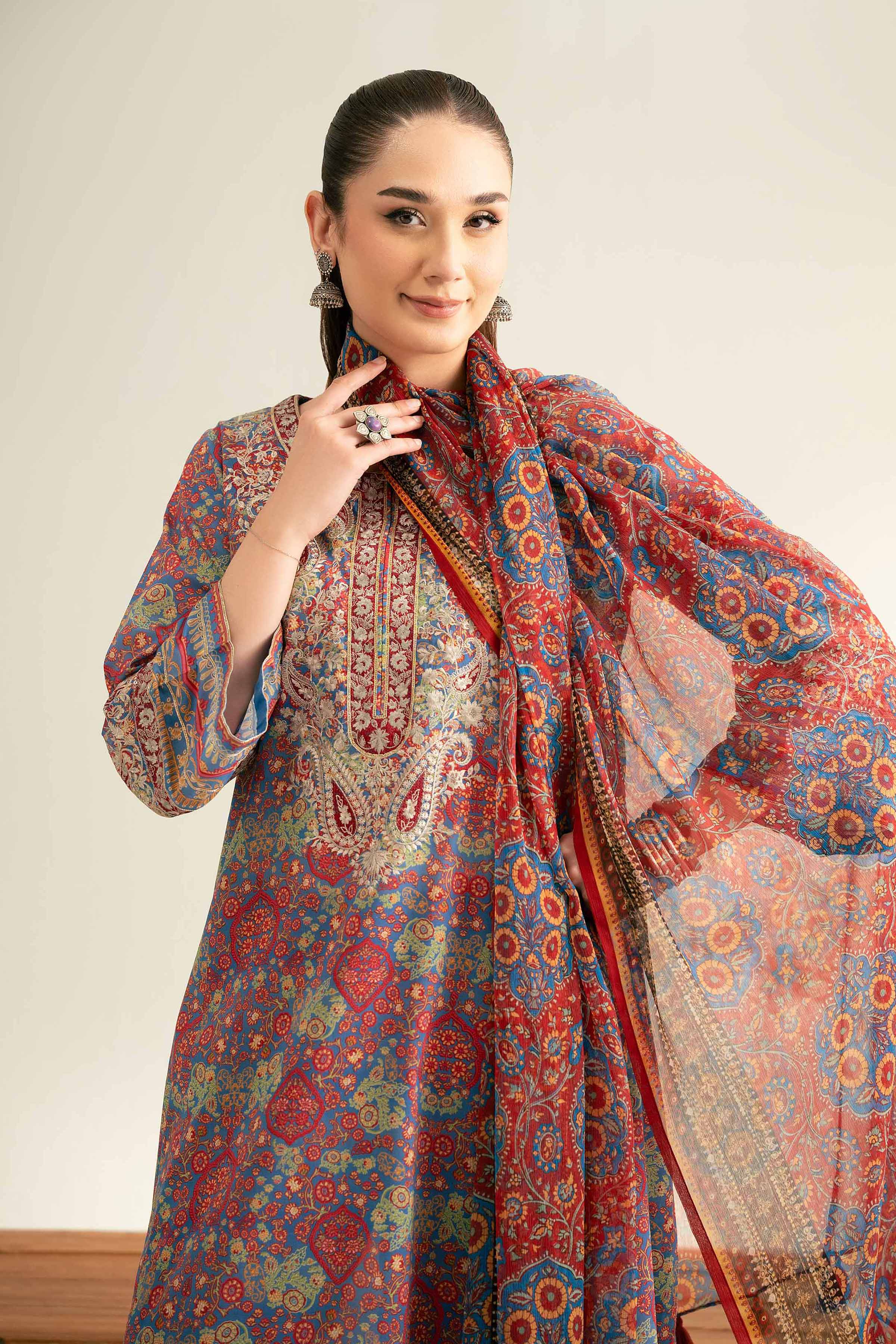 3 Piece - Embroidered Suit - 42519400 - Image 2