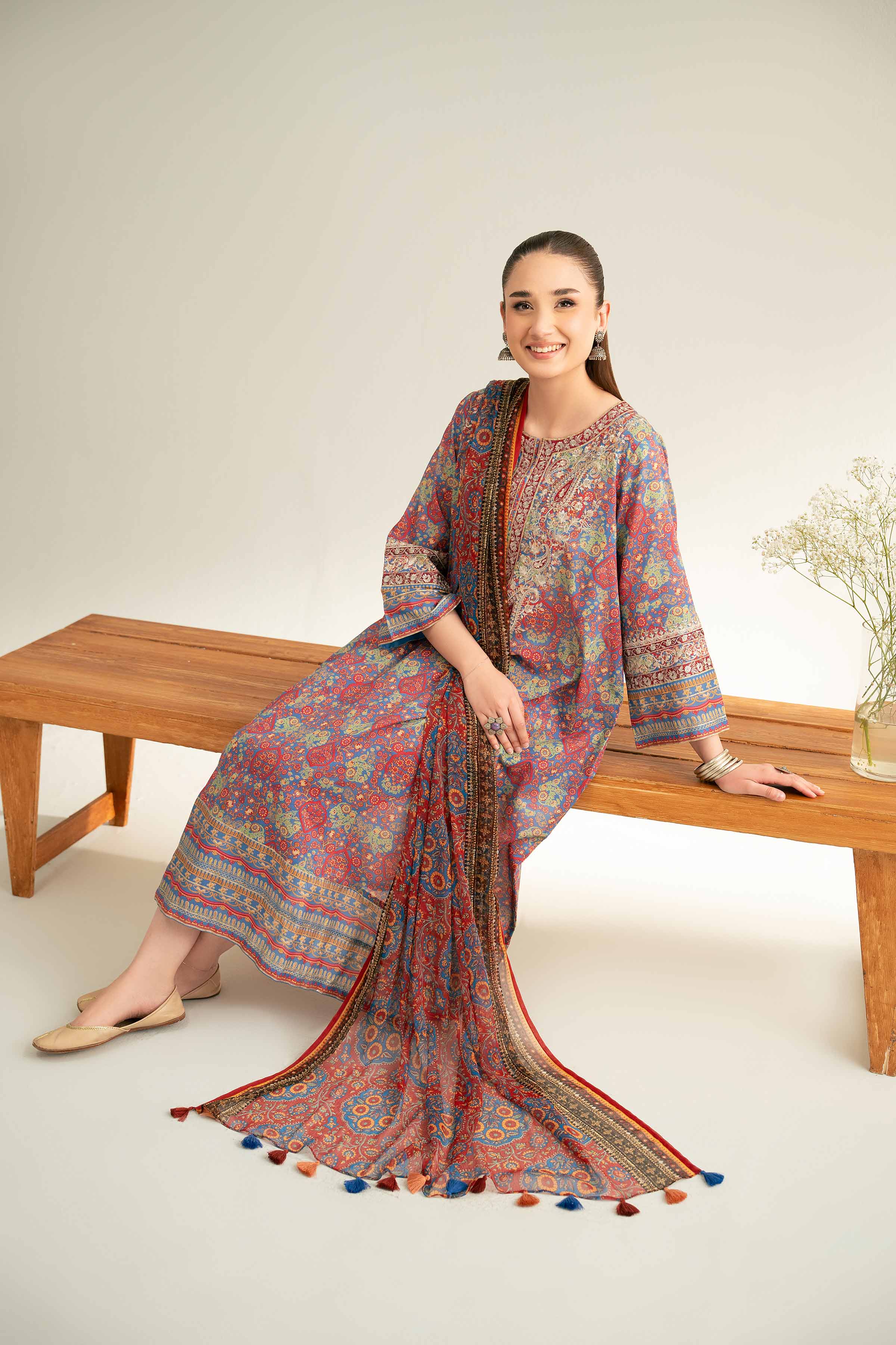 3 Piece - Embroidered Suit - 42519400 - Image 5