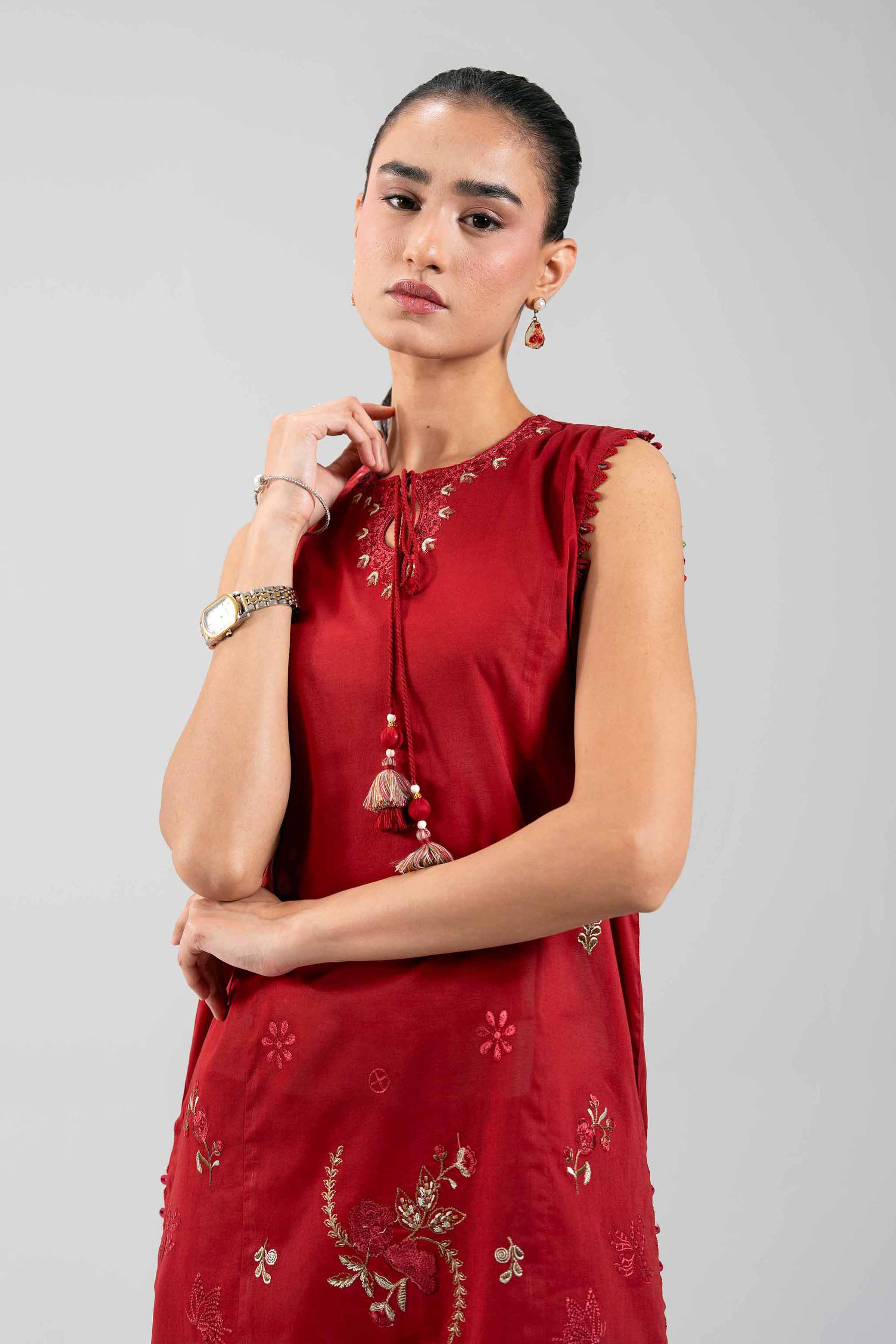 2 Piece - Digital Printed Embroidered Suit - 42601086 - Image 2