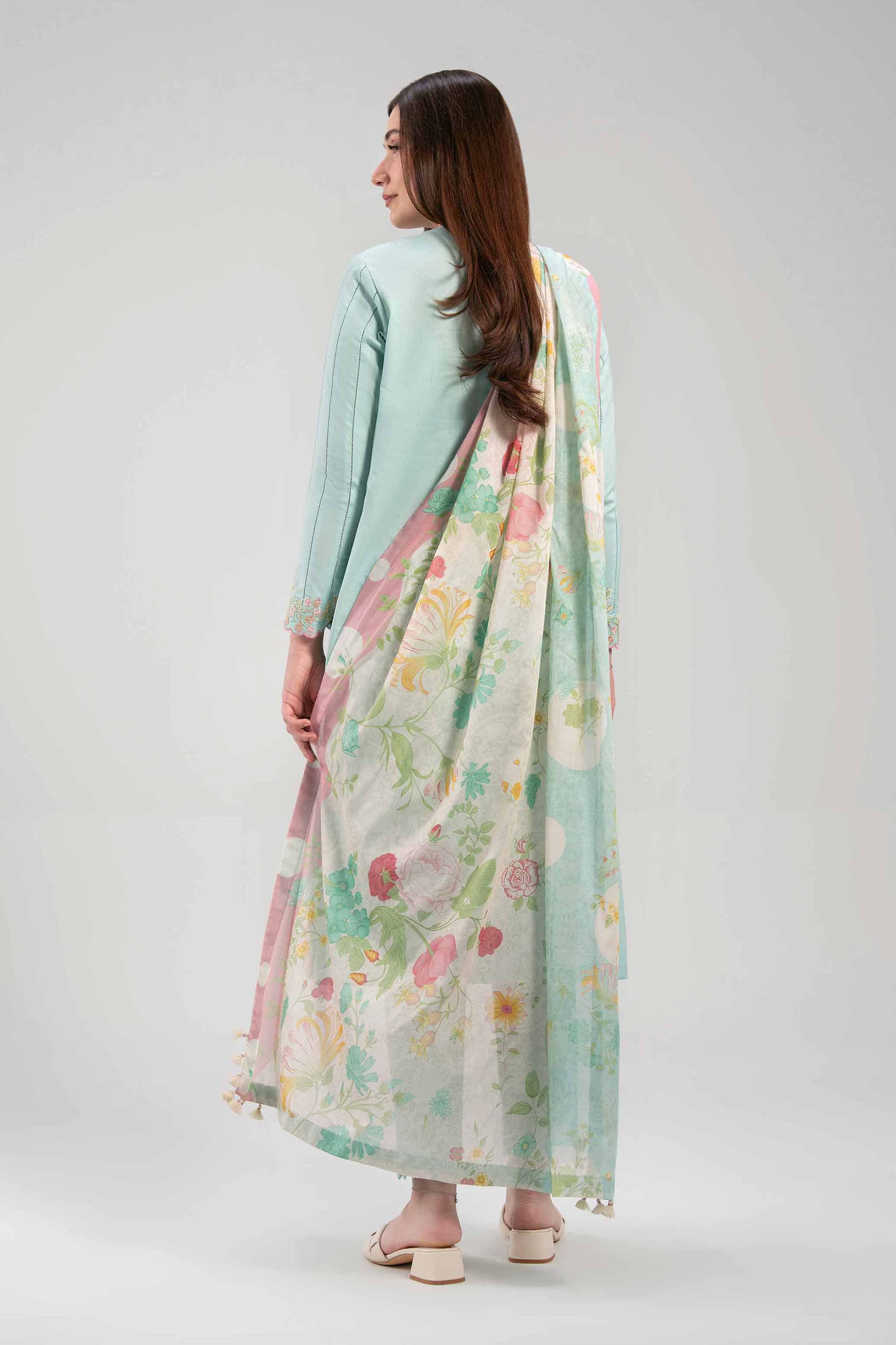 3 Piece - Printed Embroidered Suit - 42601272 - Image 3