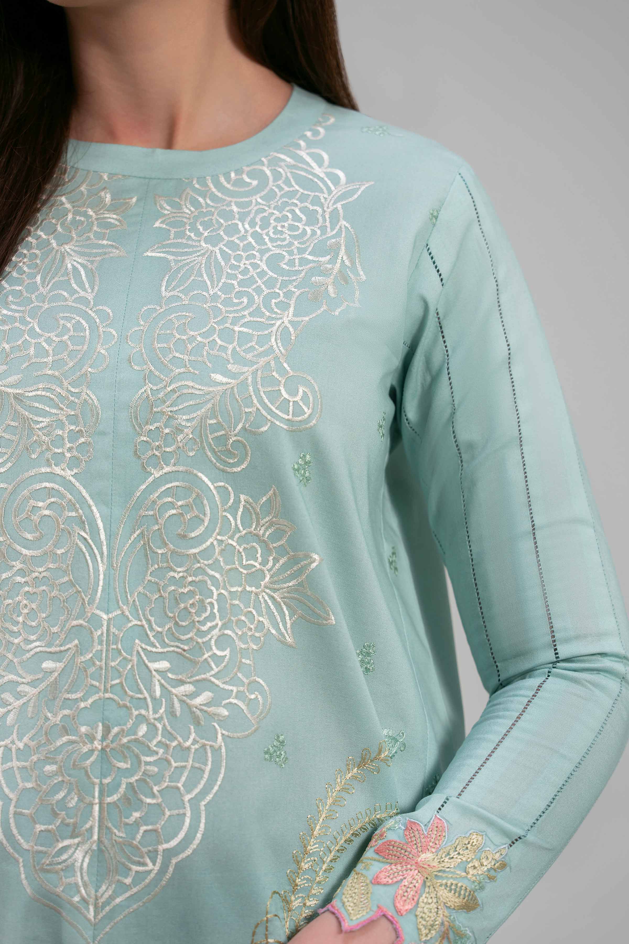 3 Piece - Printed Embroidered Suit - 42601272 - Image 4