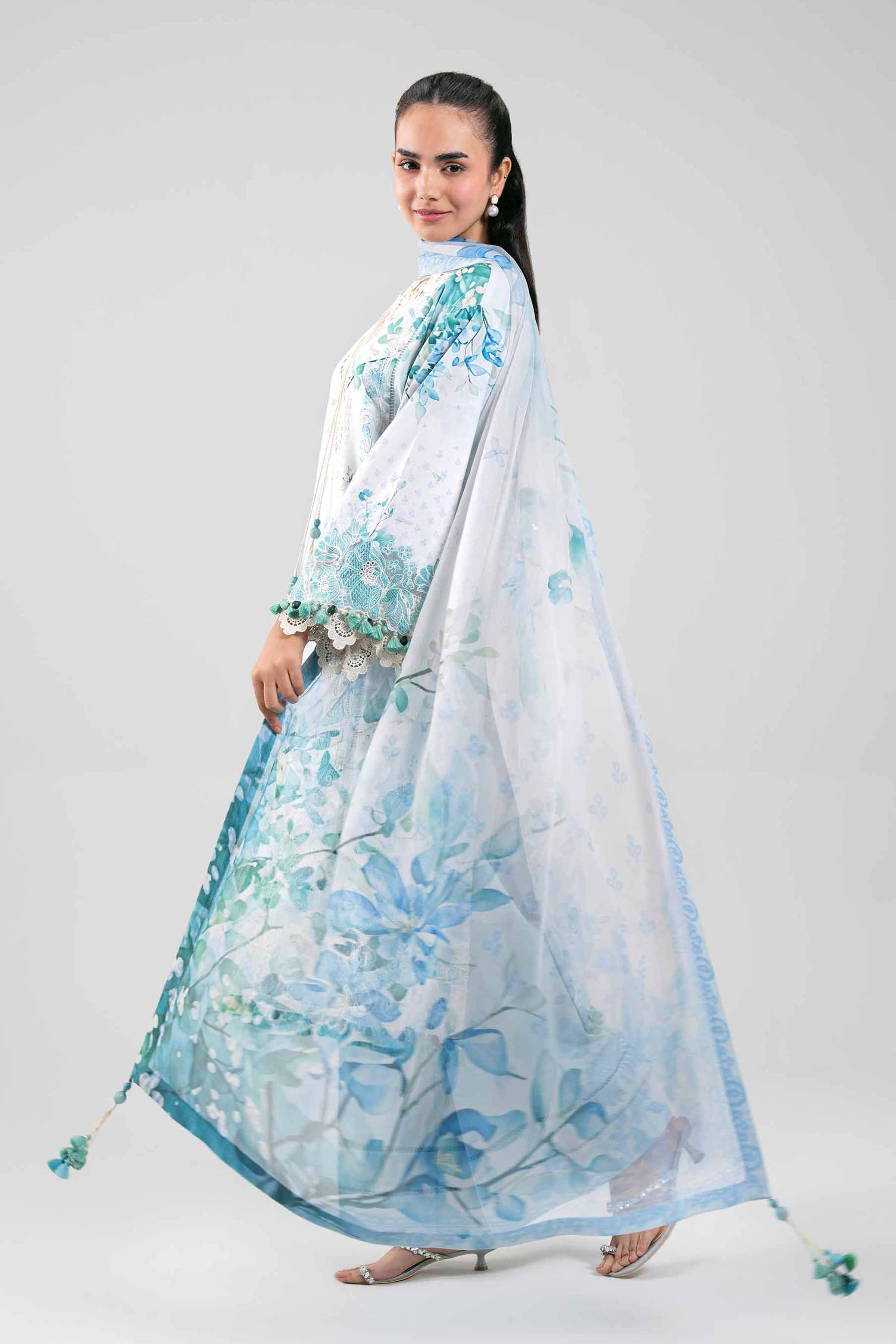 3 Piece - Digital Printed Embroidered Suit - 42601330 - Image 6