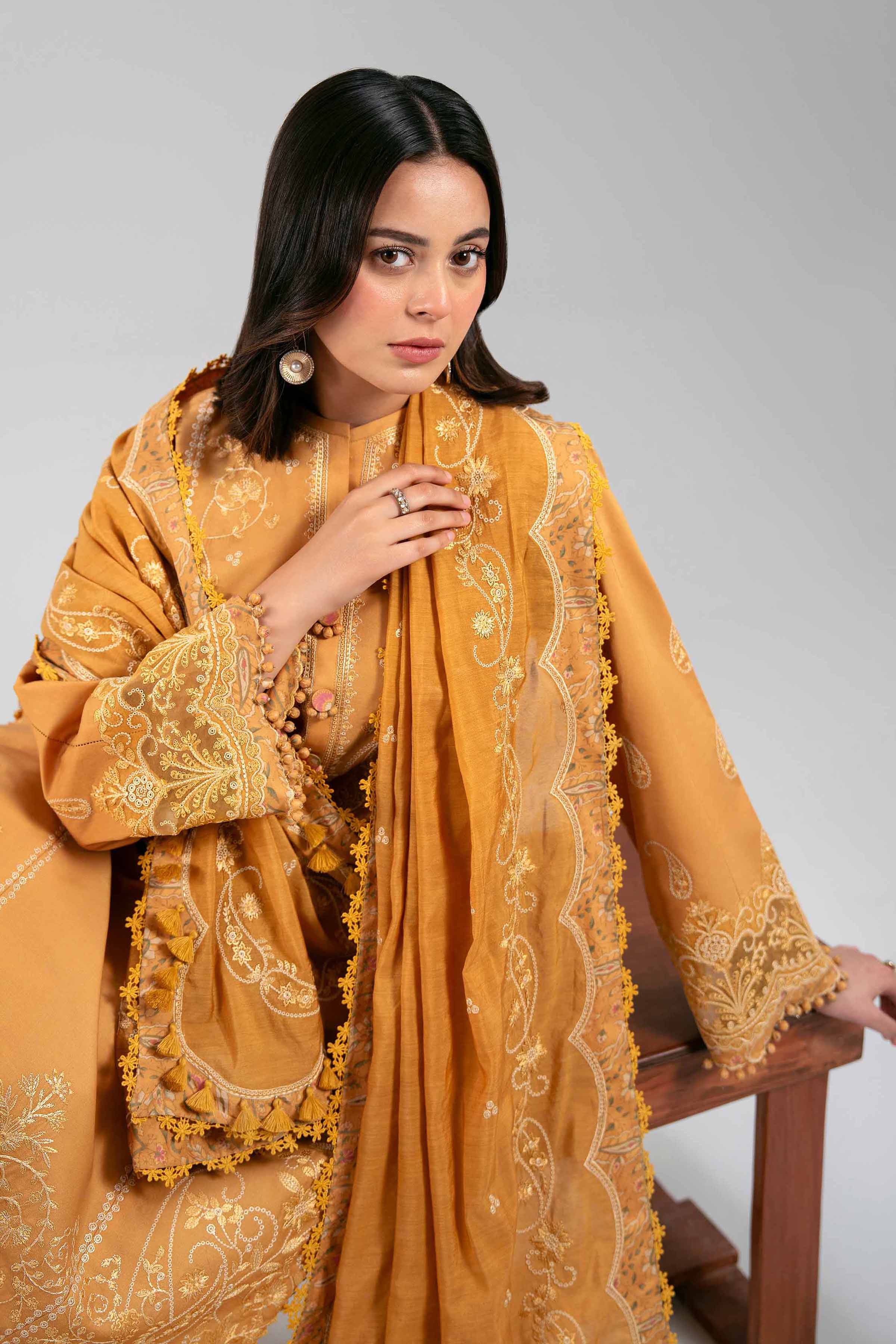 3 Piece - Digital Printed Embroidered Suit - 42601399 - Image 2