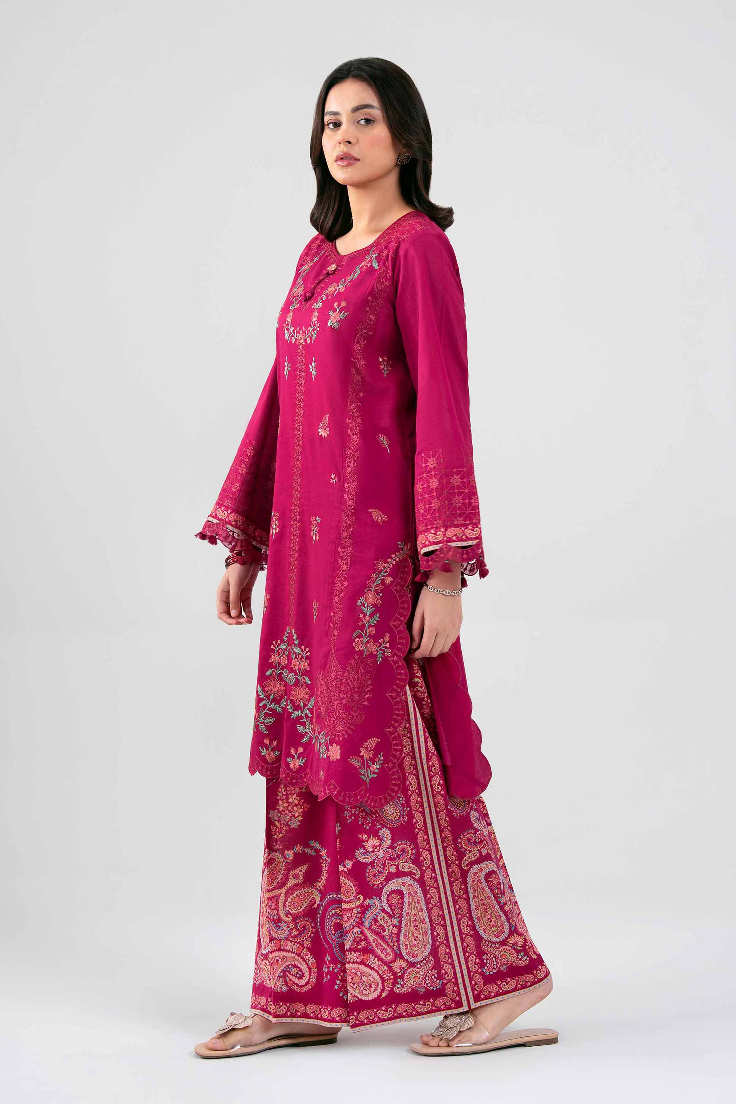 2 Piece - Digital Printed Embroidered Suit - 42601418 - Image 5