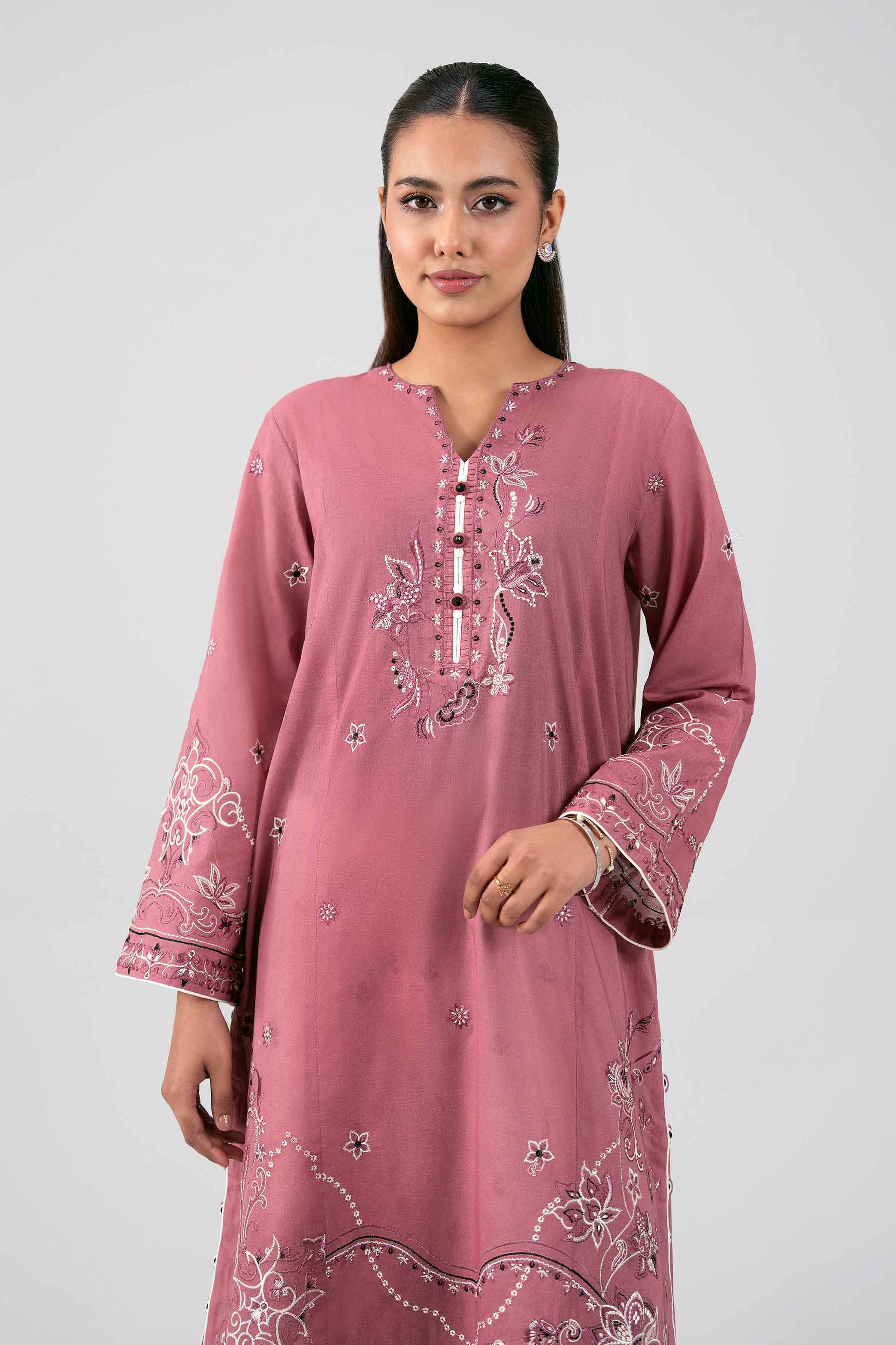 2 Piece - Digital Printed Embroidered Suit - 42601421 - Image 4