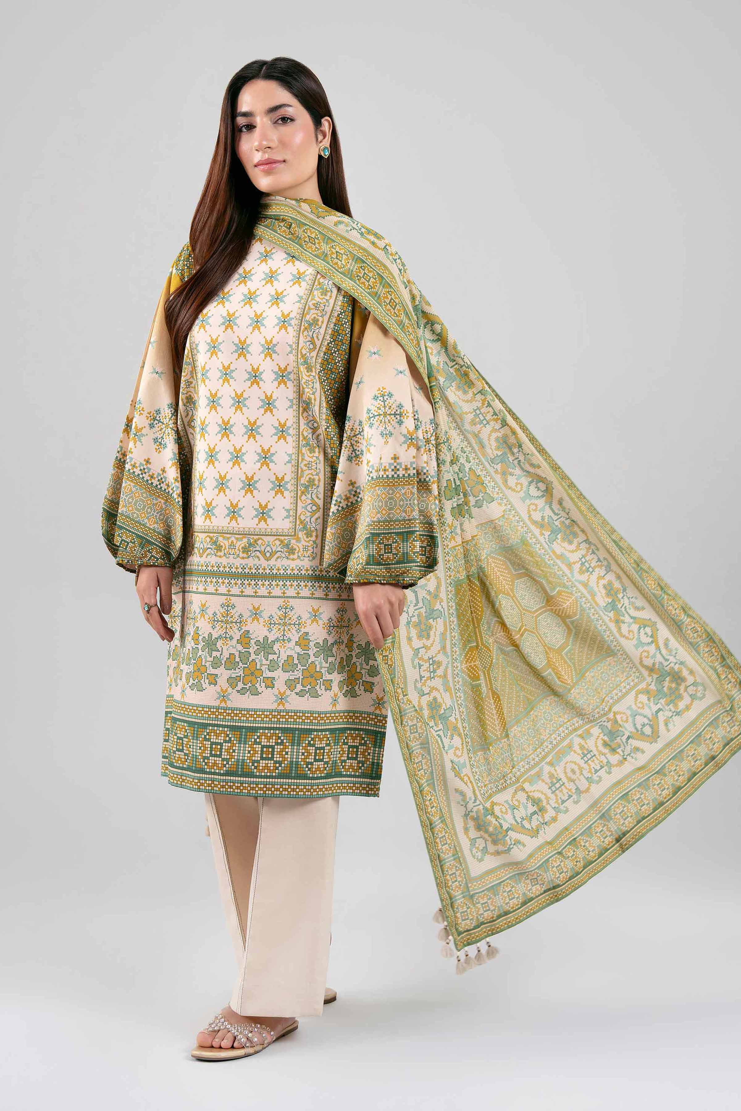 3 Piece - Digital Printed Suit - 42601465