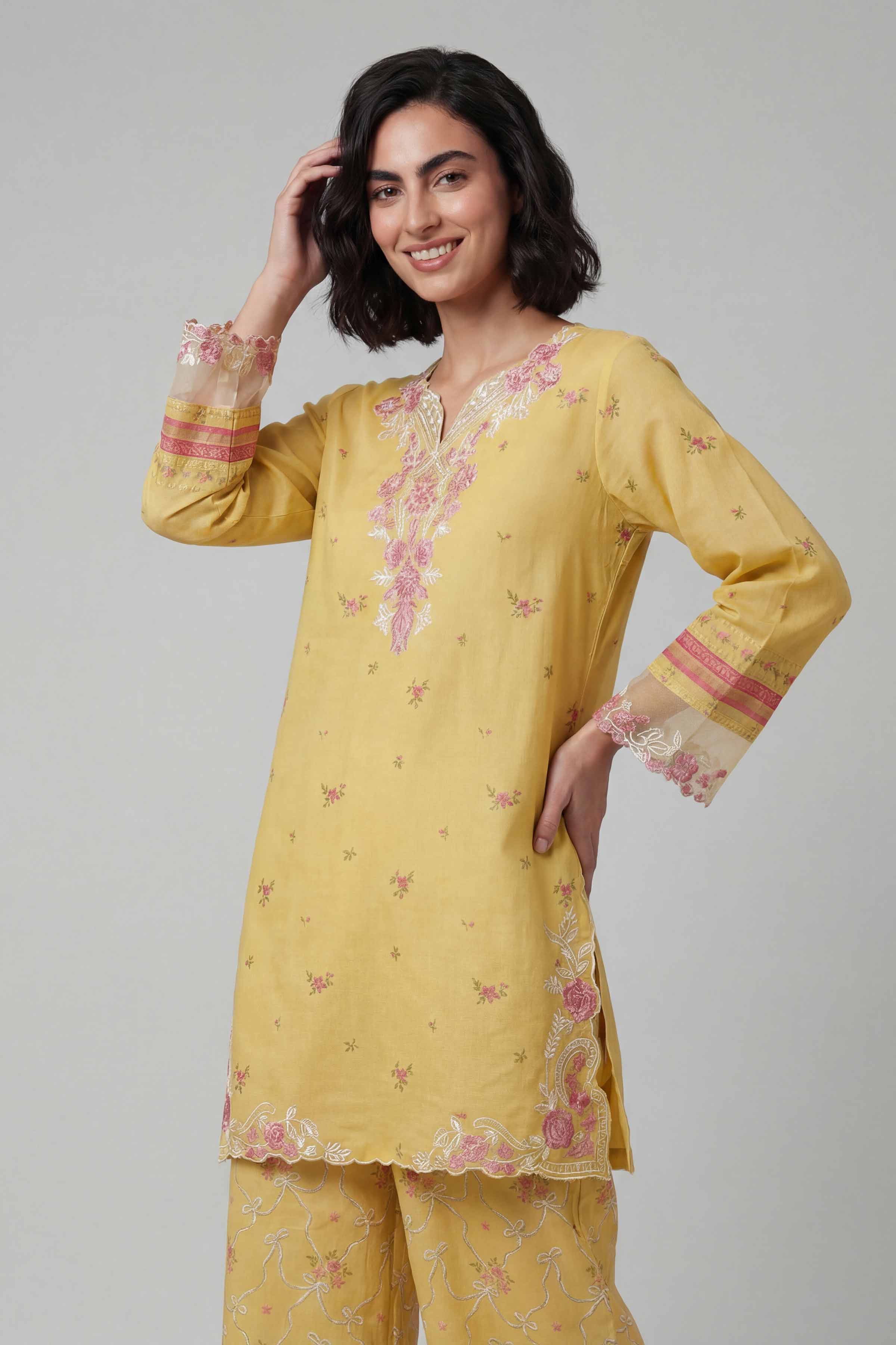 2 Piece - Printed Embroidered Suit - 42601669 - Image 2