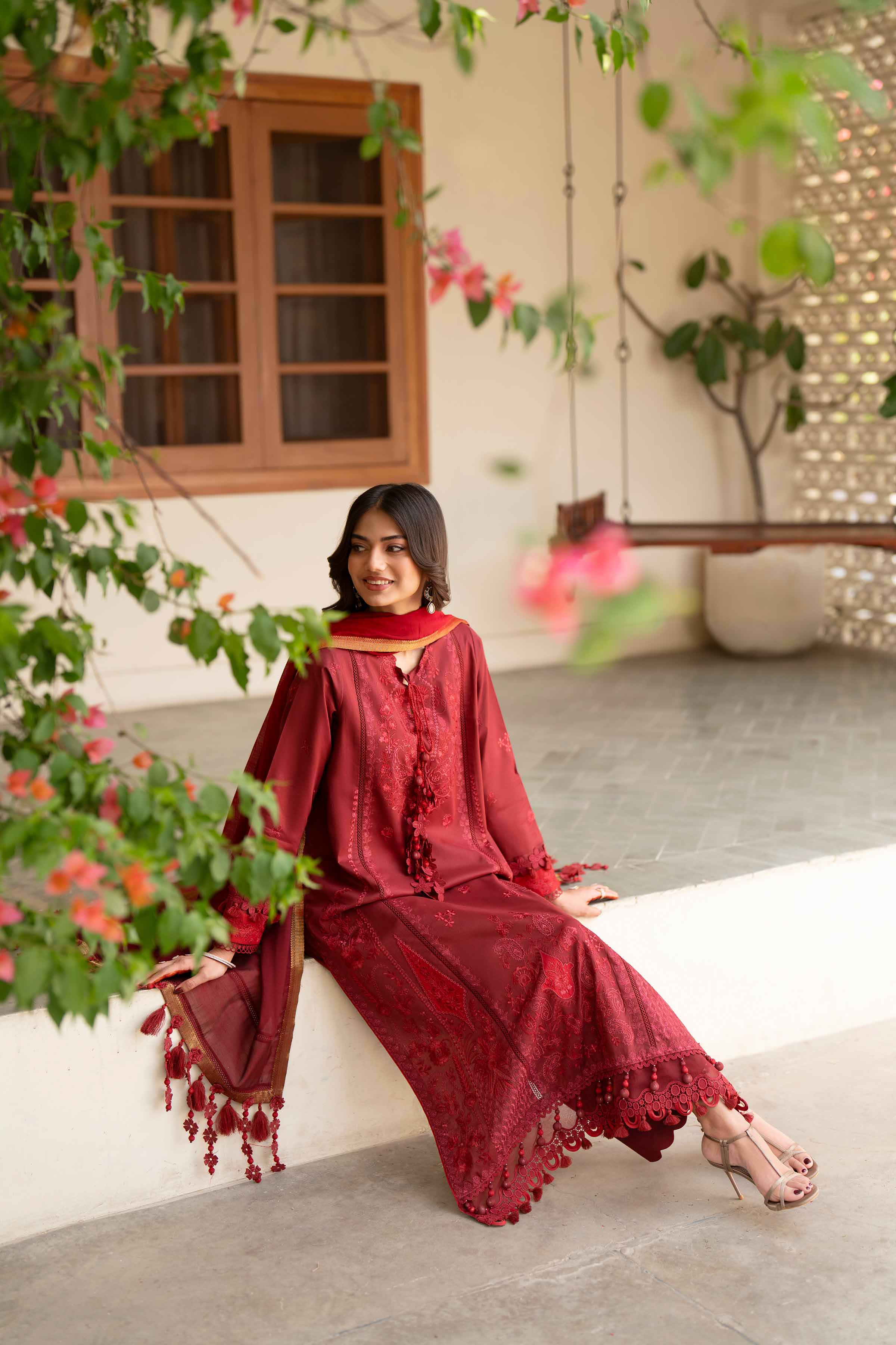 3 Piece - Embroidered Suit - 42601687 - Image 5