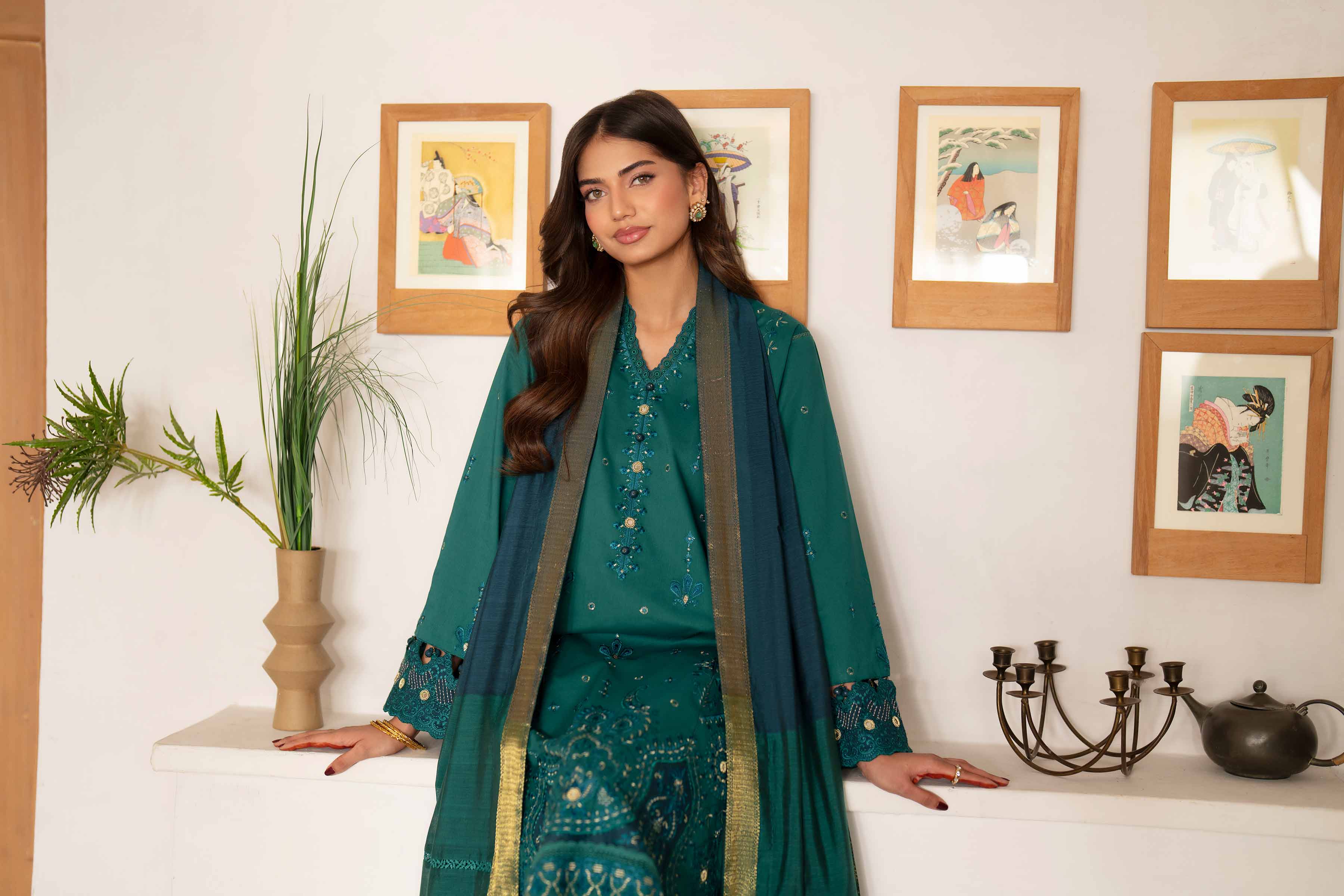3 Piece - Embroidered Suit - 42601689 - Image 7