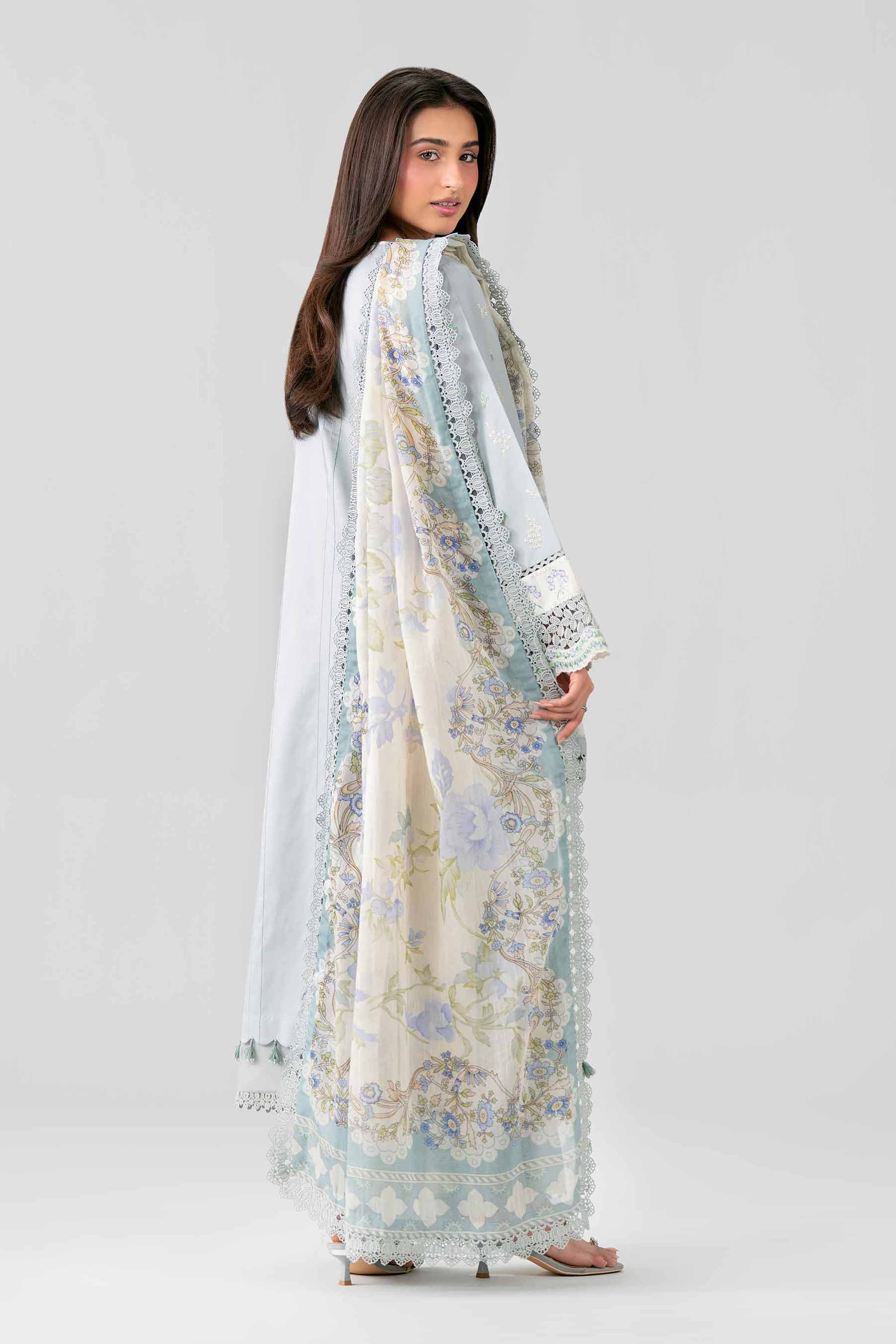 3 Piece - Digital Printed Embroidered Suit - 42601692 - Image 3