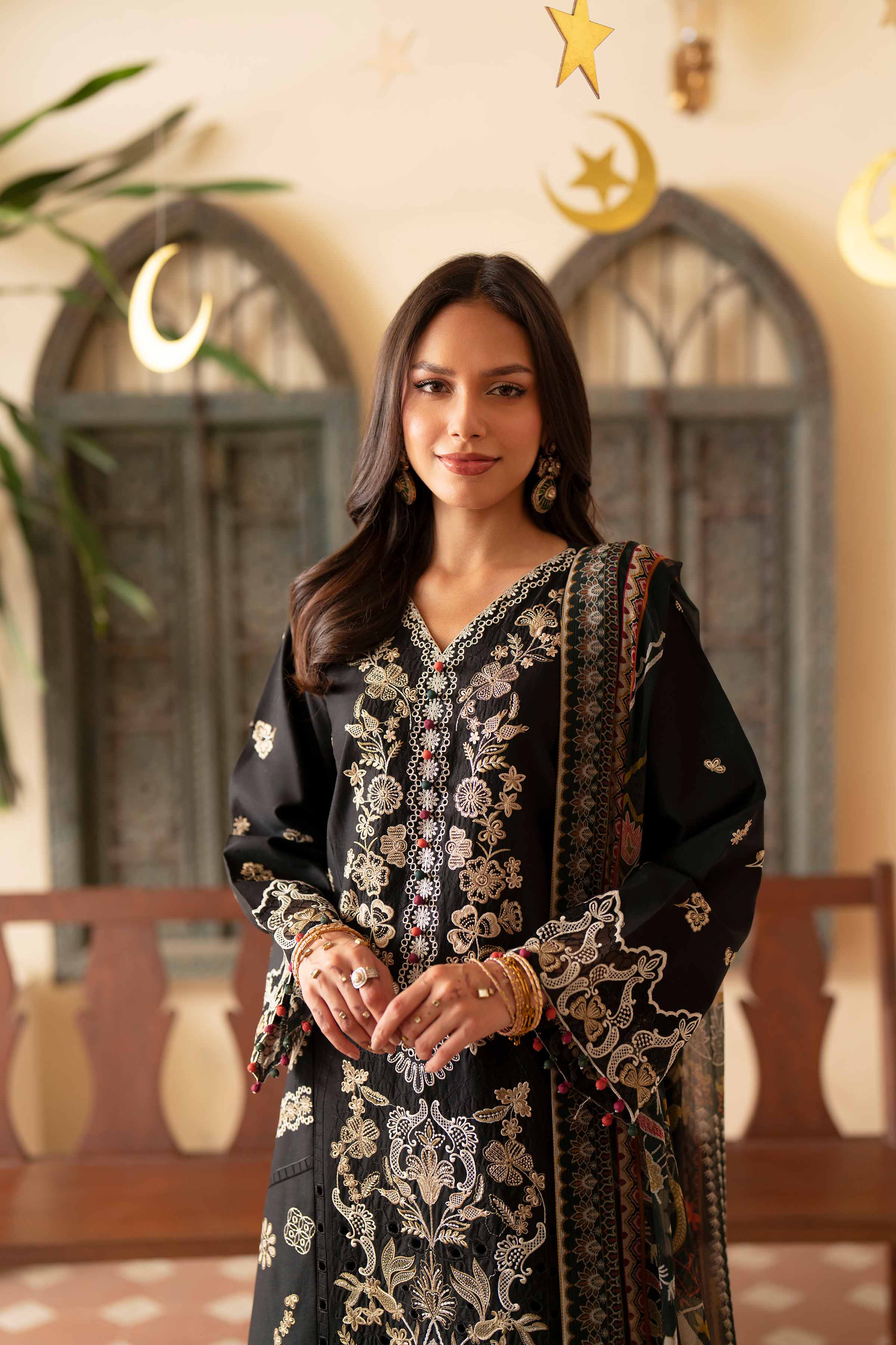 3 Piece - Digital Printed Embroidered Suit - 42601698 - Image 3