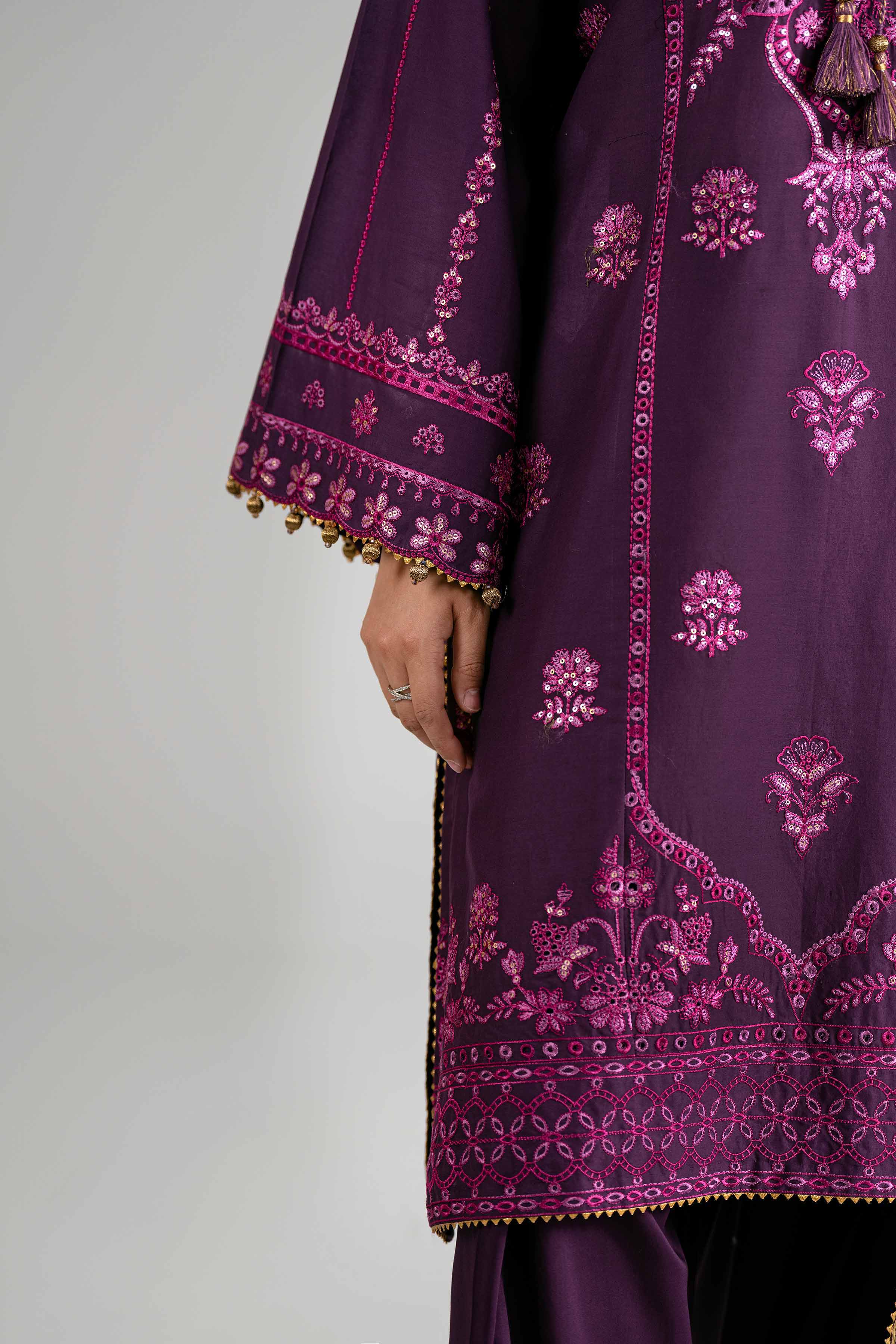 3 Piece - Digital Printed Embroidered Suit - 42601701 - Image 5