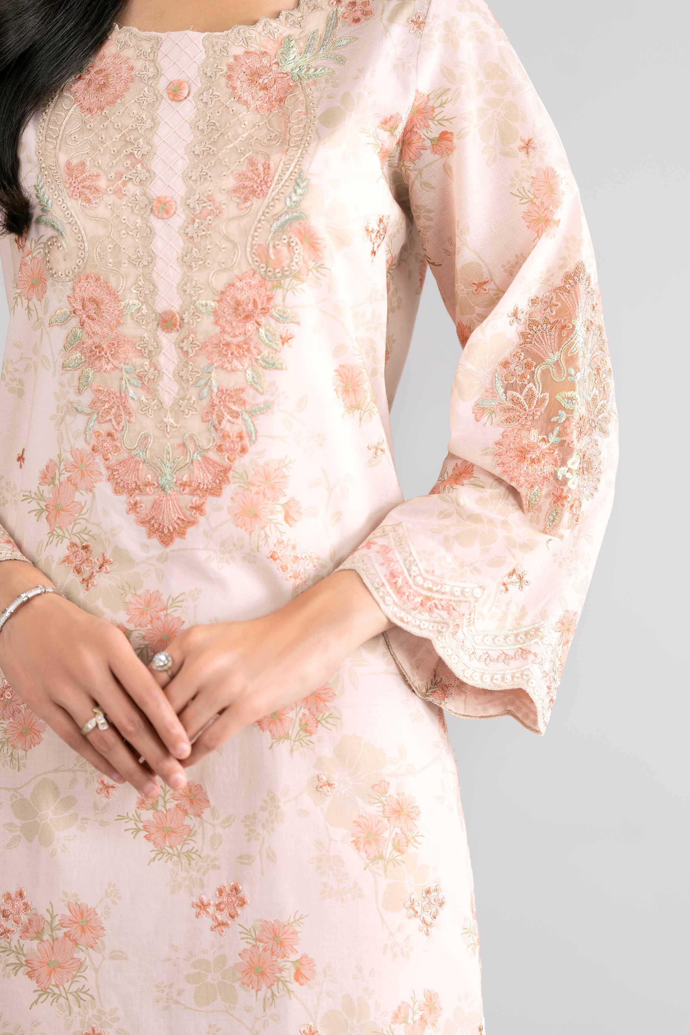 3 Piece - Digital Printed Embroidered Suit - 42601741 - Image 4