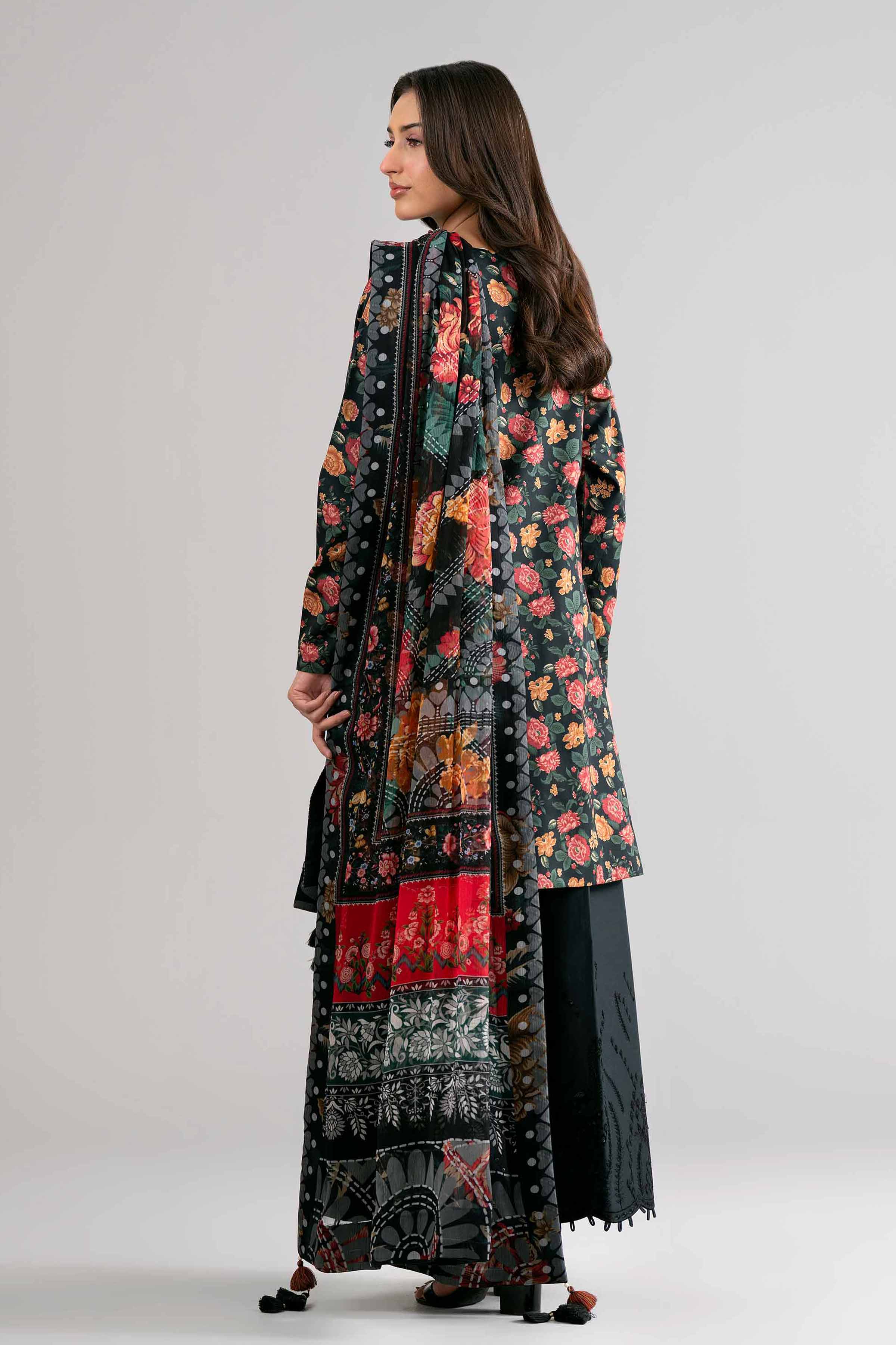 3 Piece - Digital Printed Embroidered Suit - 42601746 - Image 3