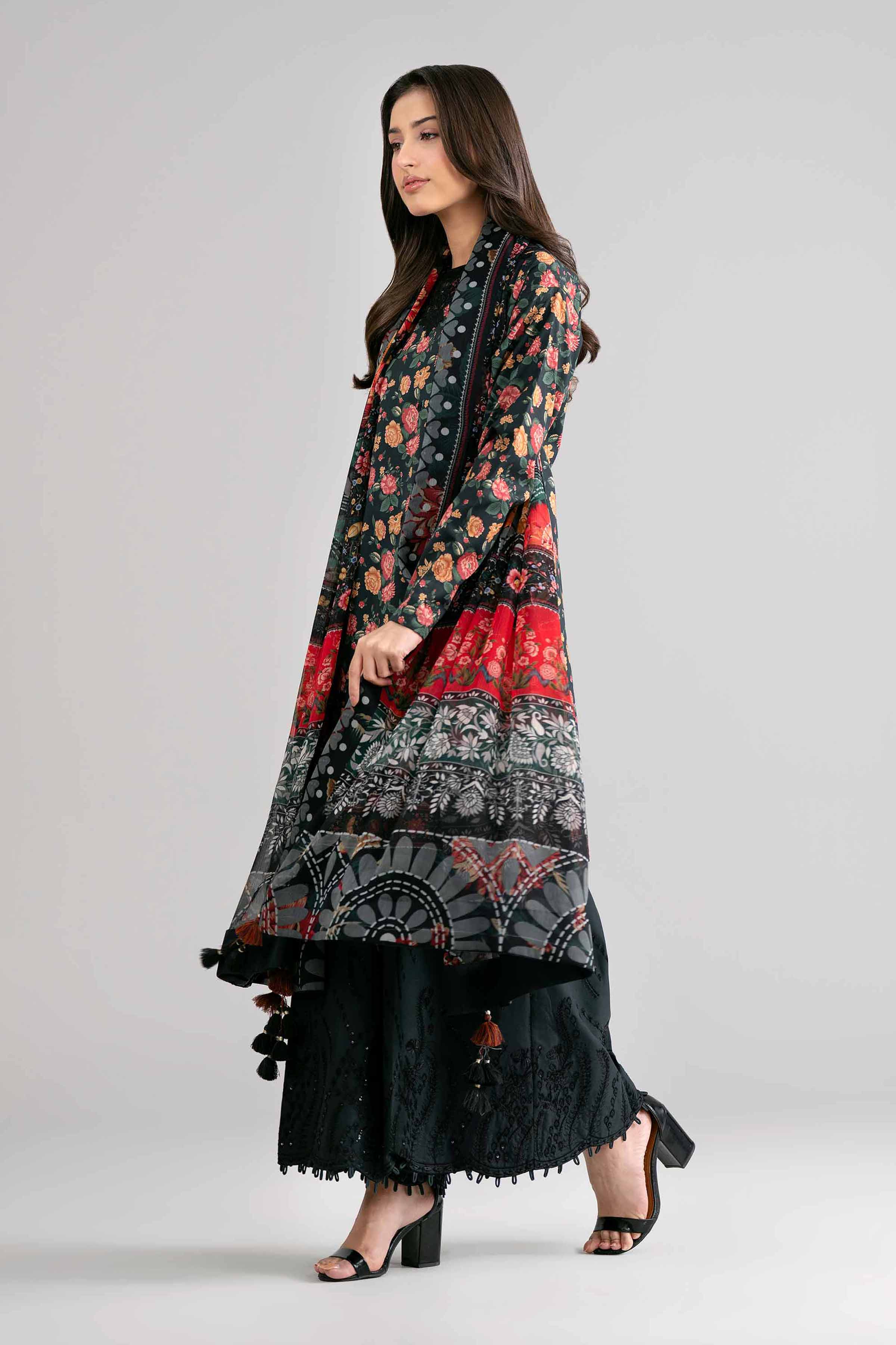 3 Piece - Digital Printed Embroidered Suit - 42601746 - Image 5
