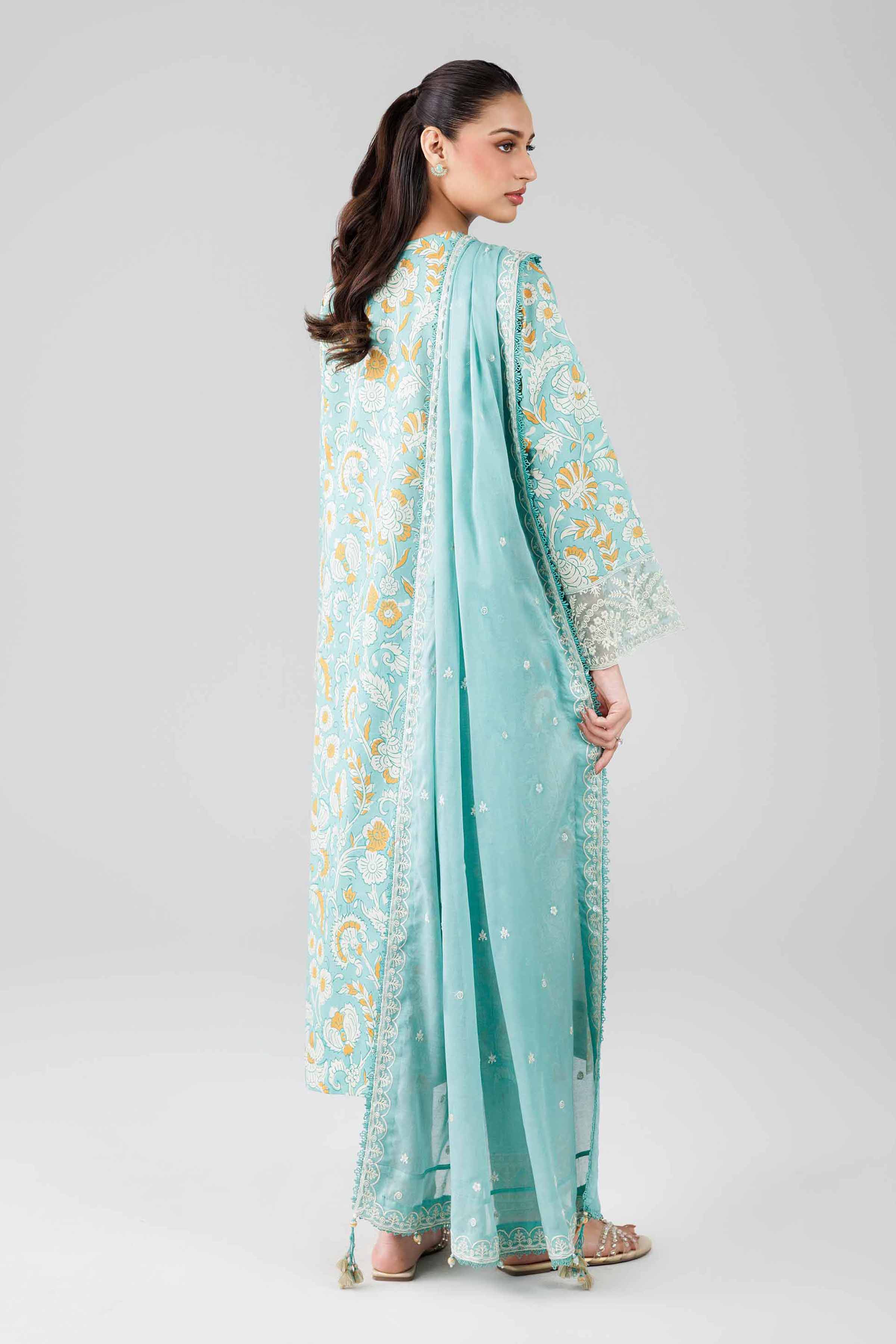 3 Piece - Printed Embroidered Suit - 42601817 - Image 3