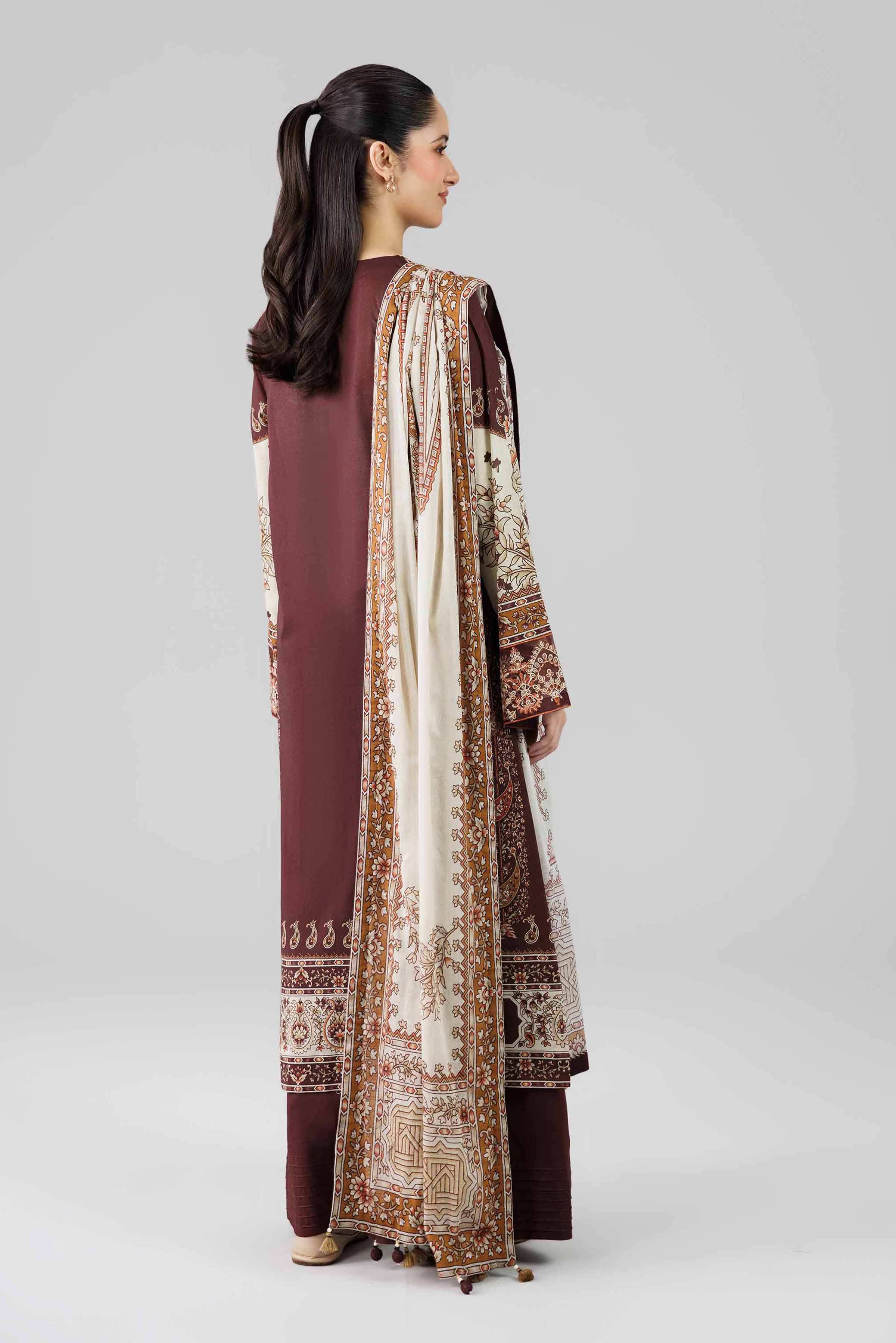 3 Piece - Digital Printed Embroidered Suit - 42601834 - Image 3