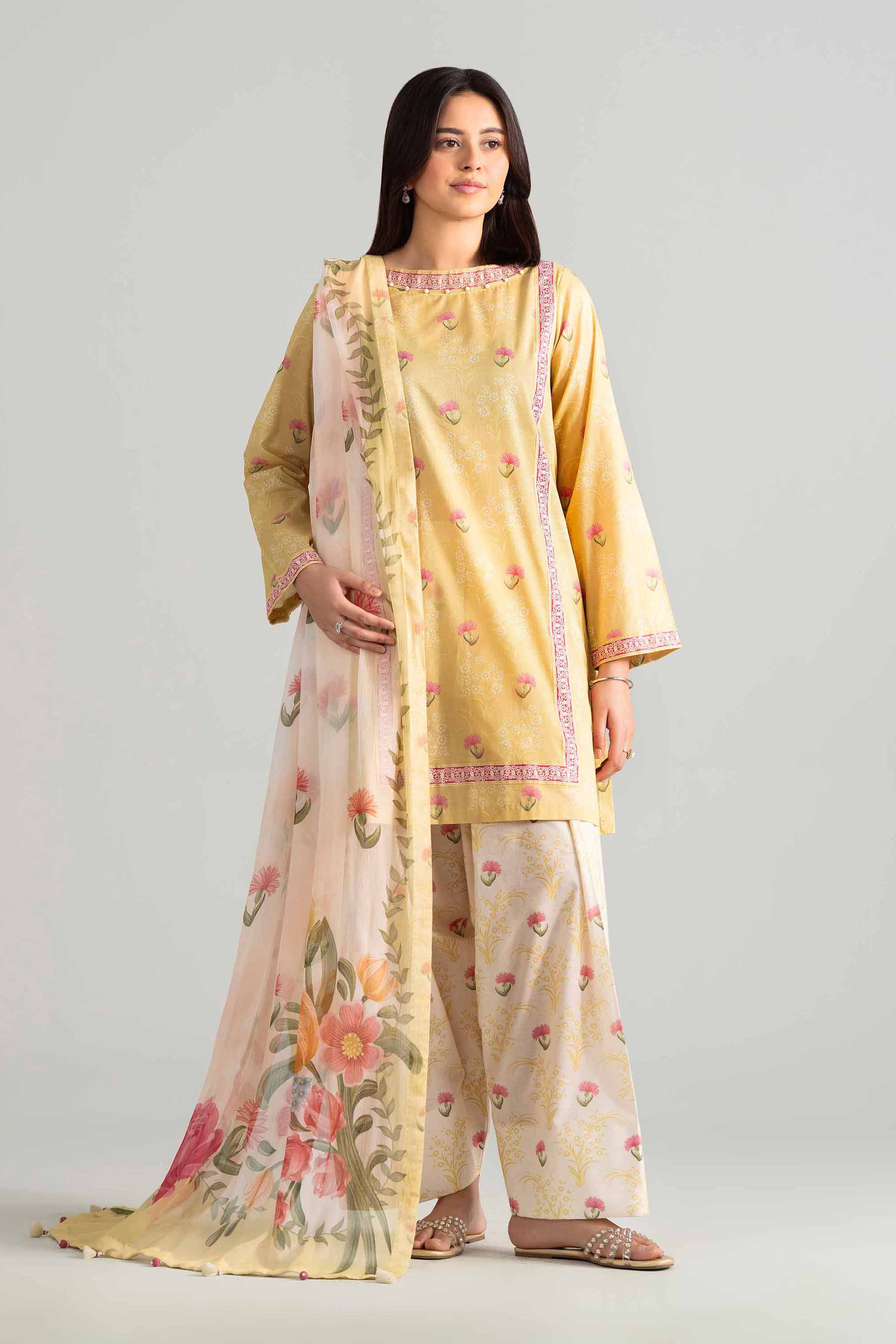3 Piece - Digital Printed Suit - 42601895