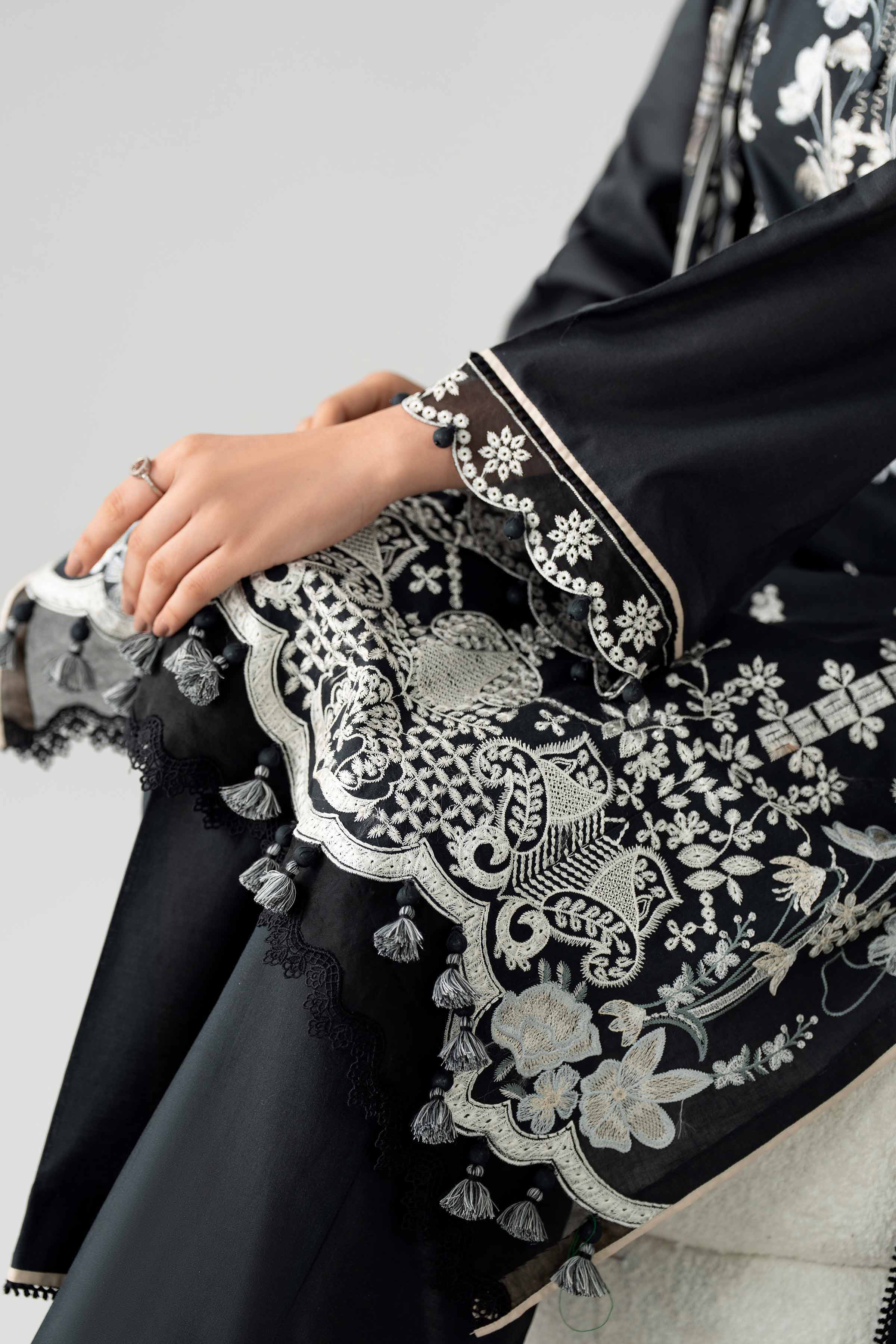 3 Piece - Digital Printed Embroidered Suit - 42602045 - Image 5
