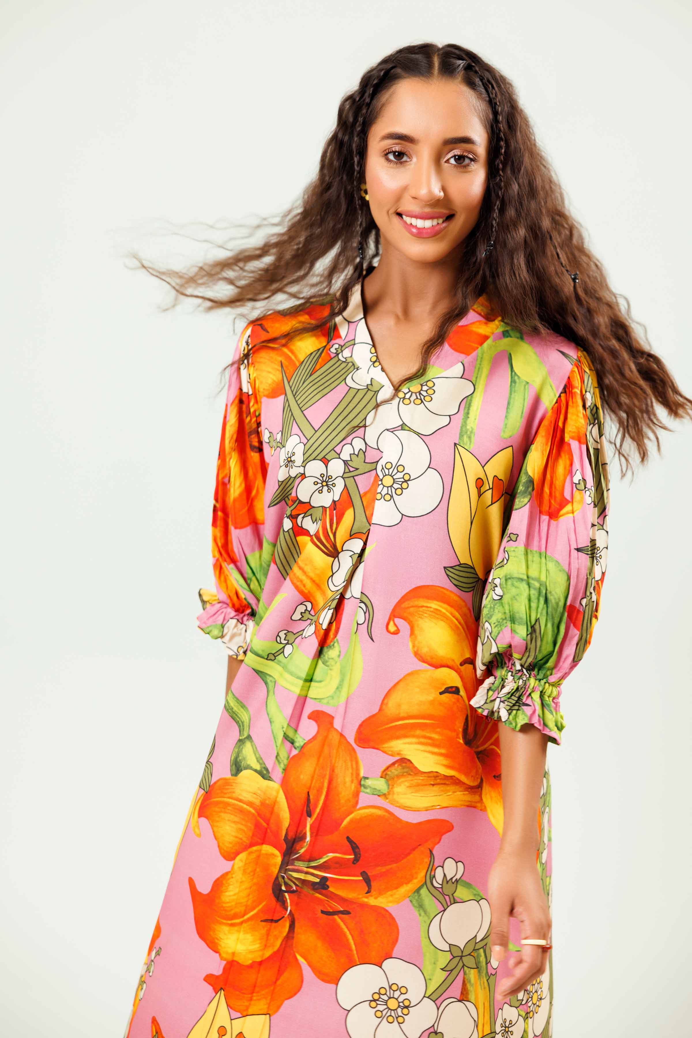 Printed Dress - AS24-101 - Image 5