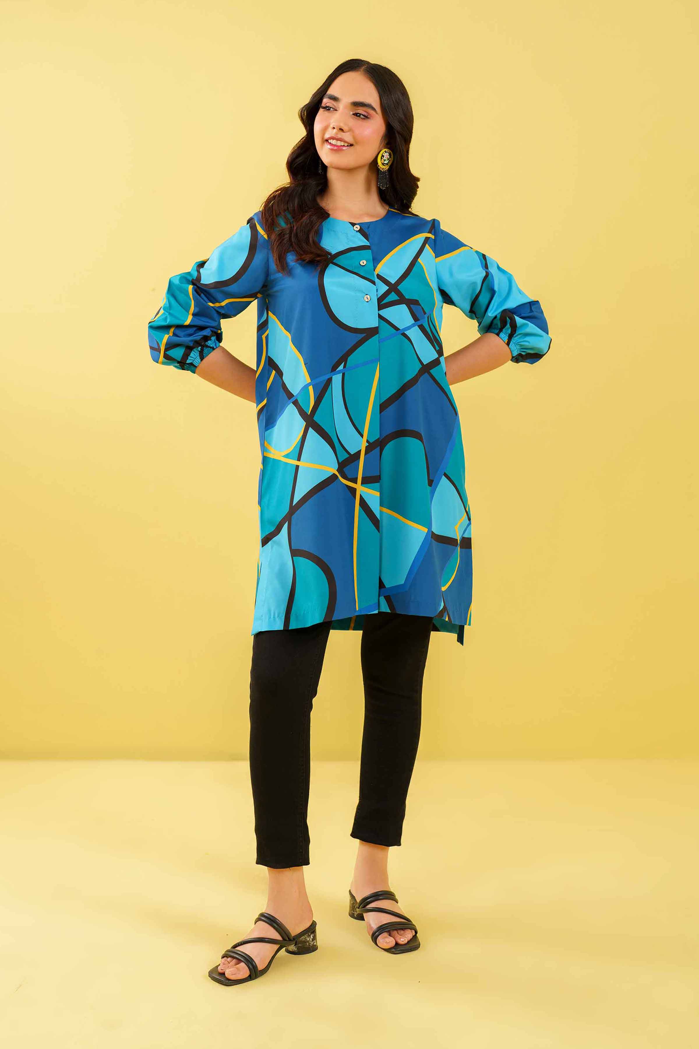 Printed Tunic - AS24-57 - Image 2