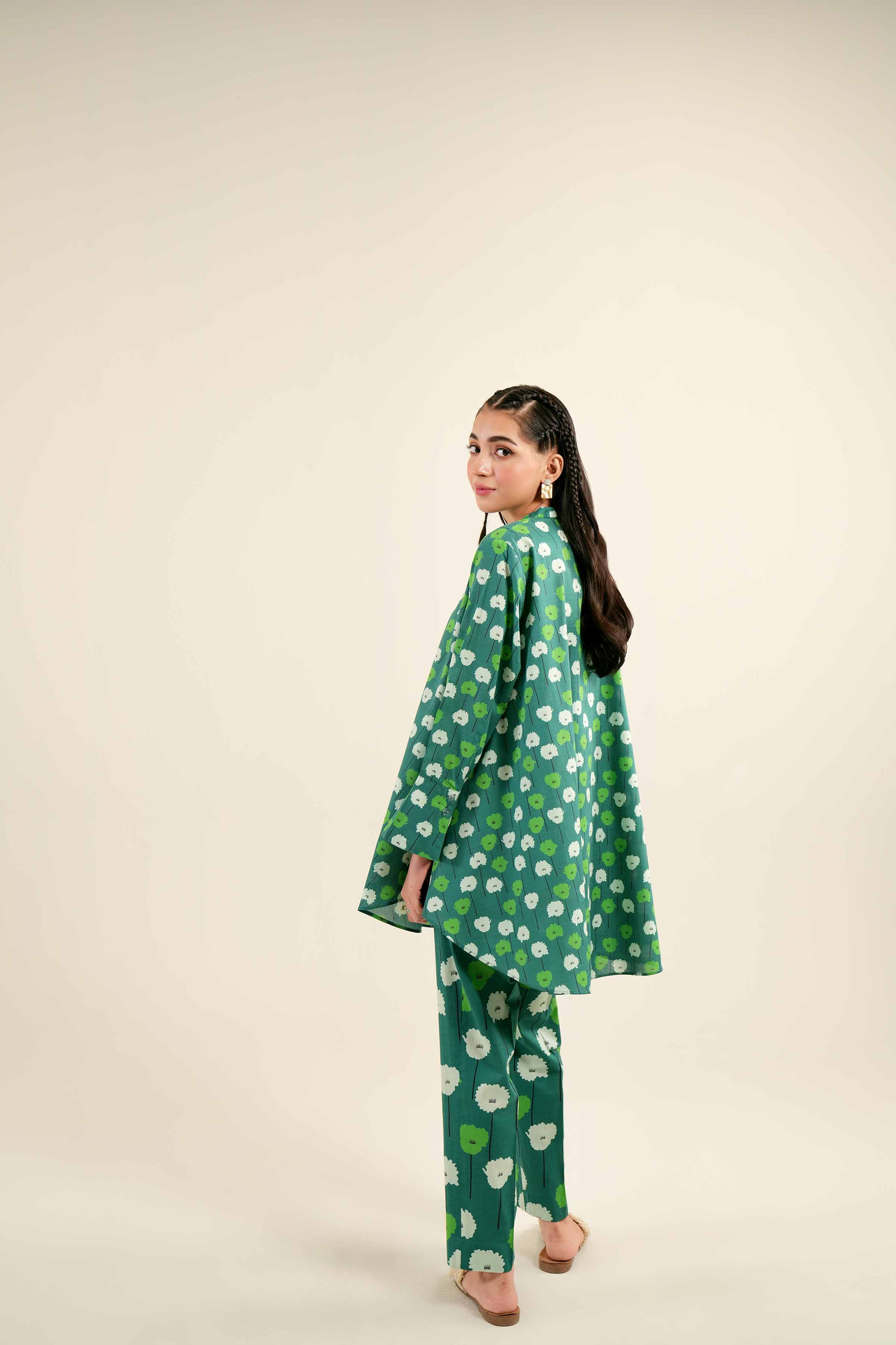 2 Piece - Printed Suit - AS24-62 - Image 3