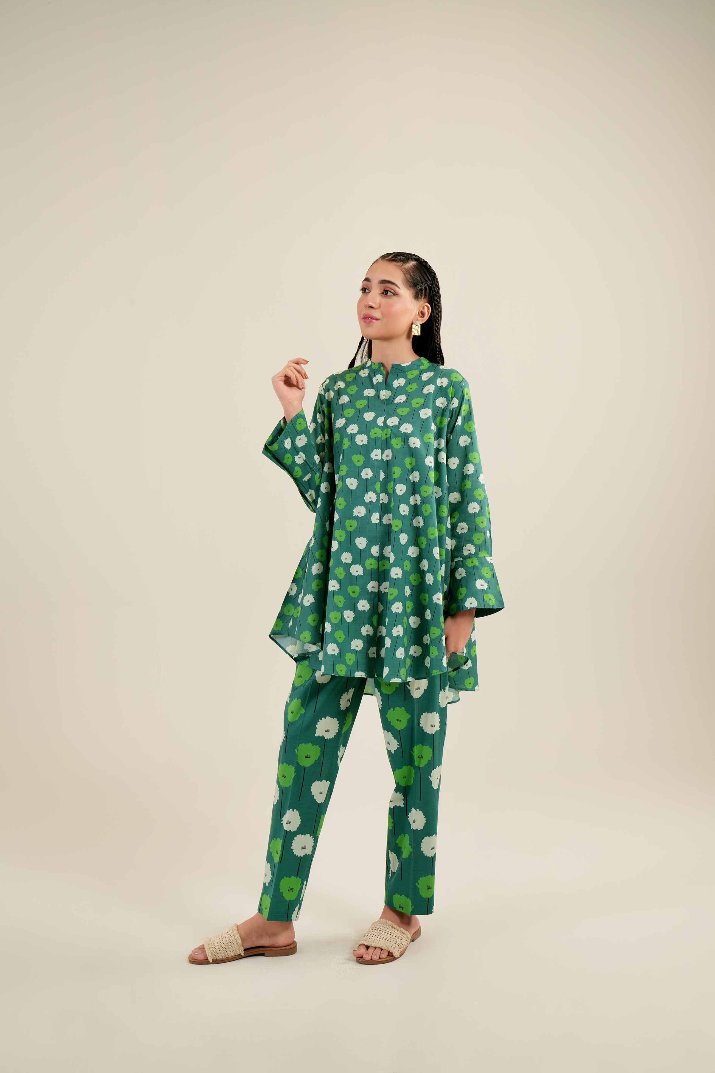 2 Piece - Printed Suit - AS24-62 - Image 6