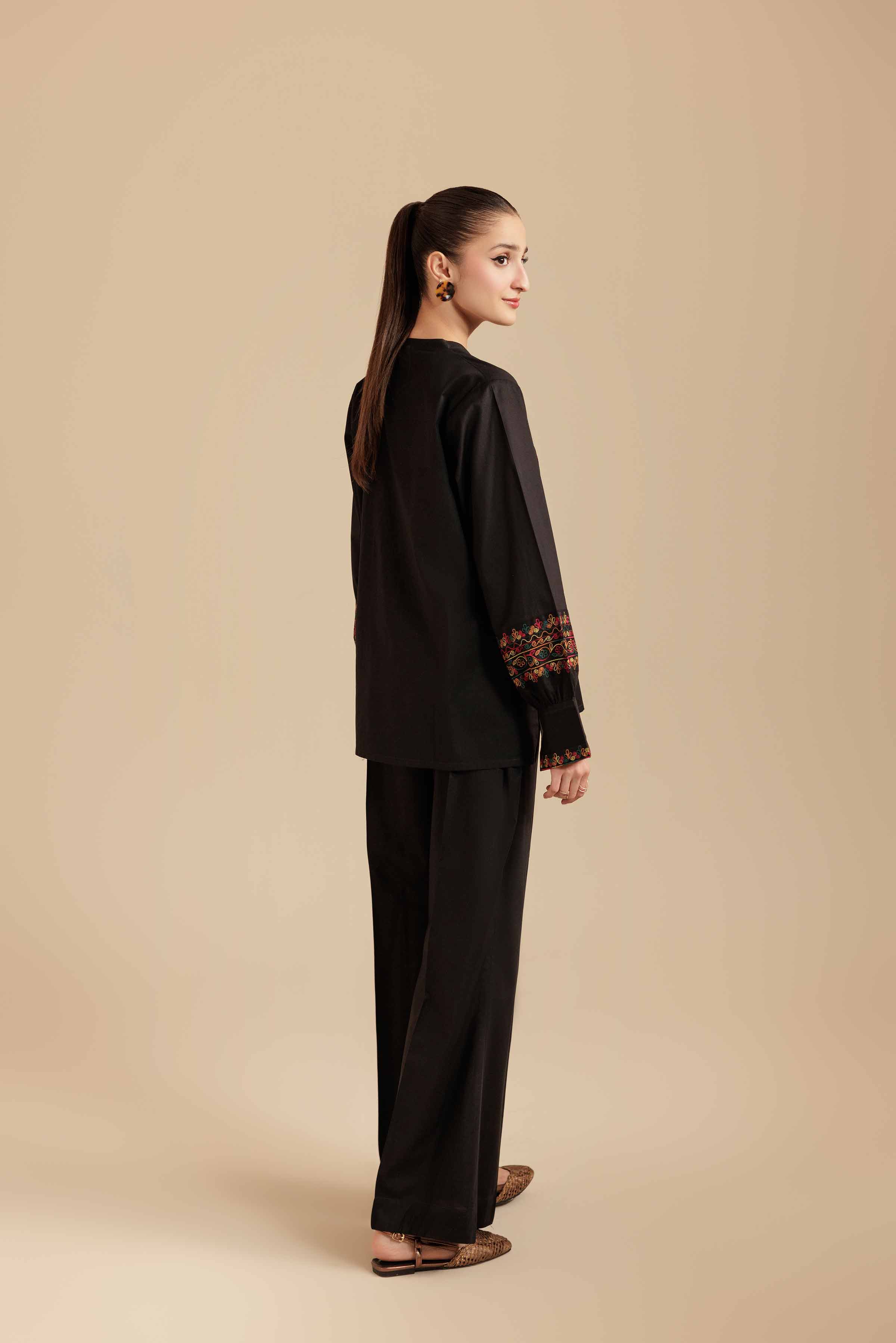2 Piece - Embroidered Suit - AS25-108 - Image 3