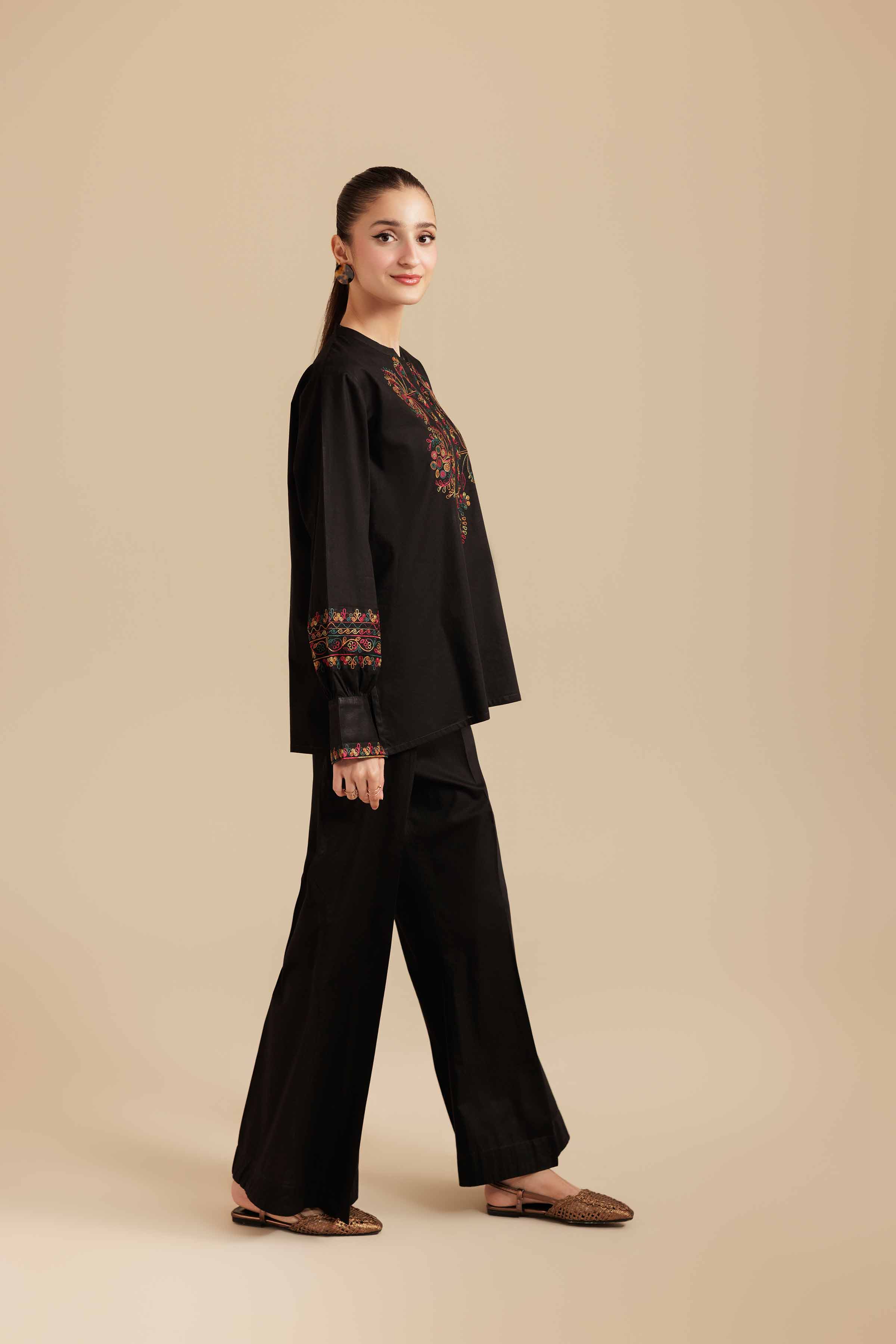 2 Piece - Embroidered Suit - AS25-108 - Image 4
