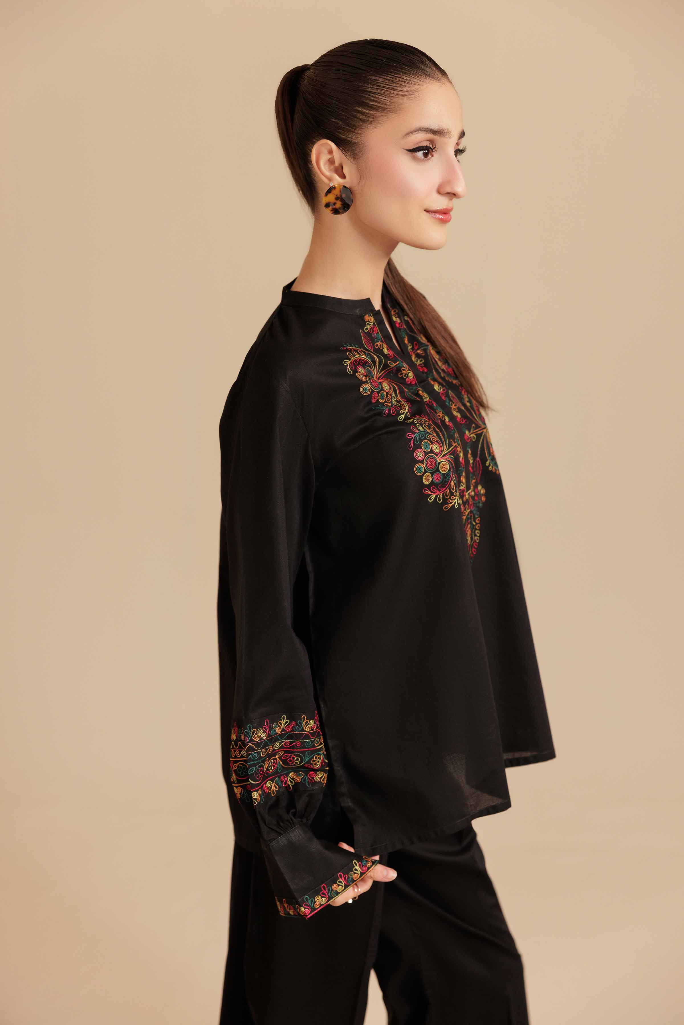 2 Piece - Embroidered Suit - AS25-108 - Image 6