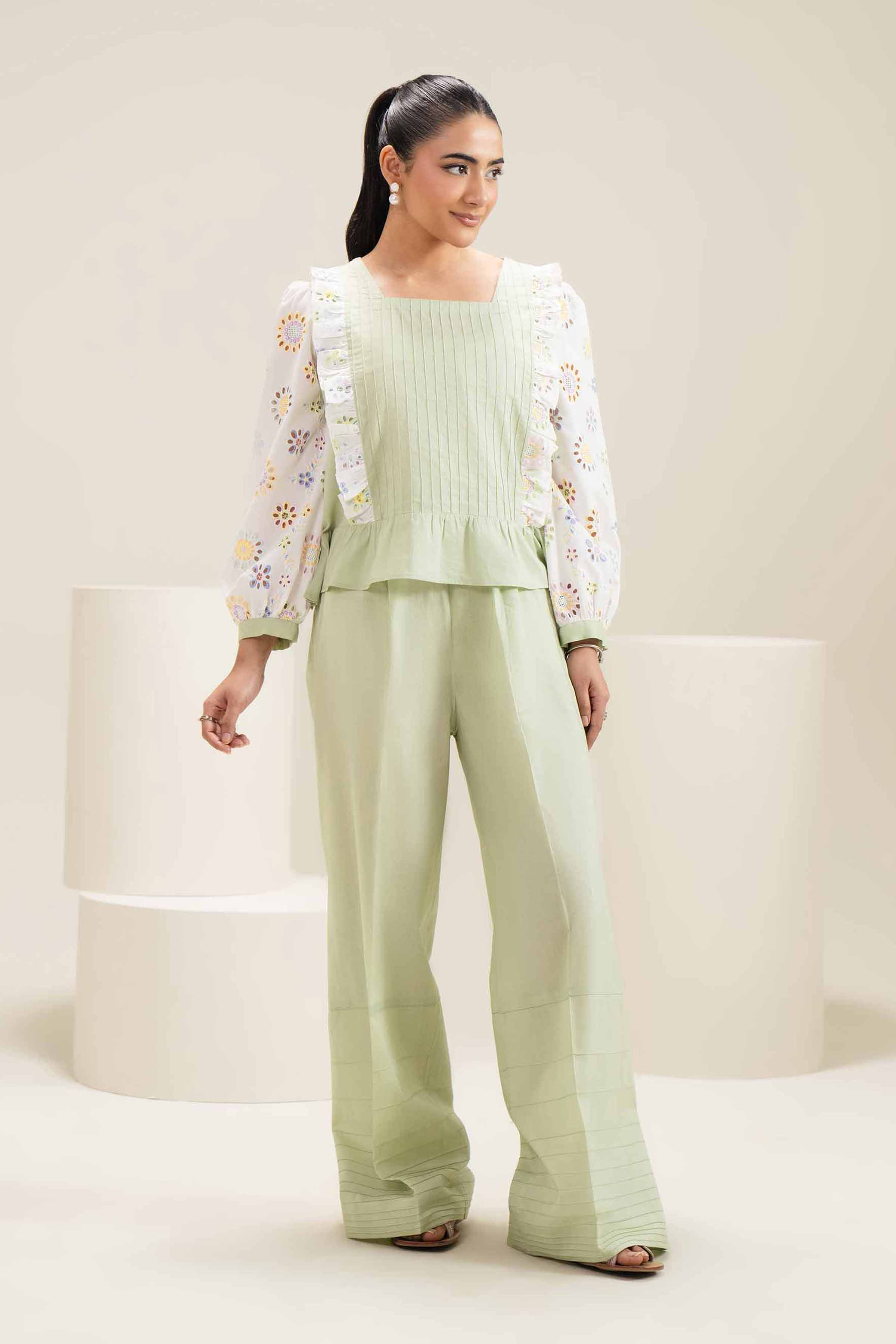 2 Piece - Embroidered Suit - AS25-50 - Image 2