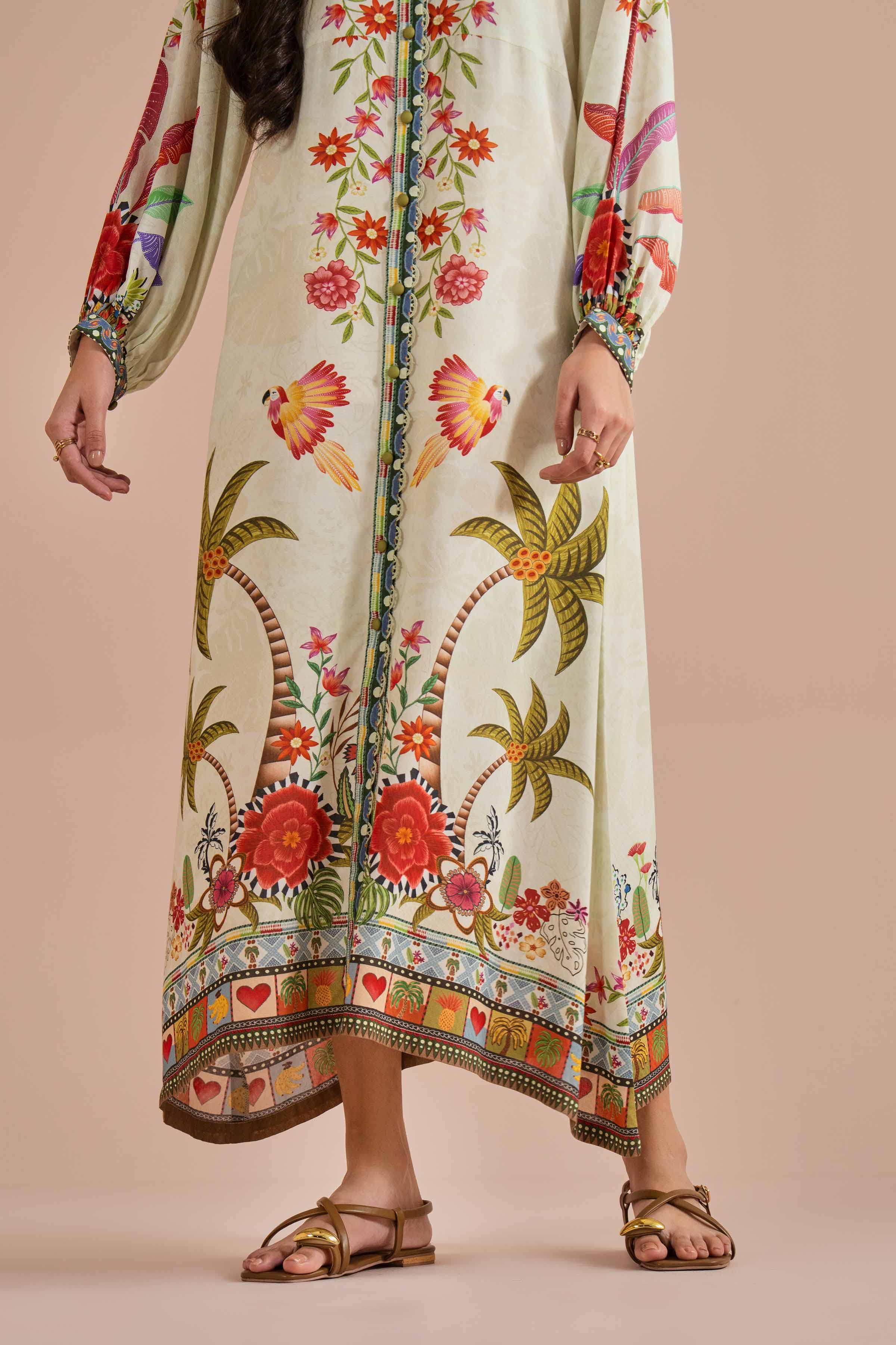 Printed Dress - AS26-15 - Image 8