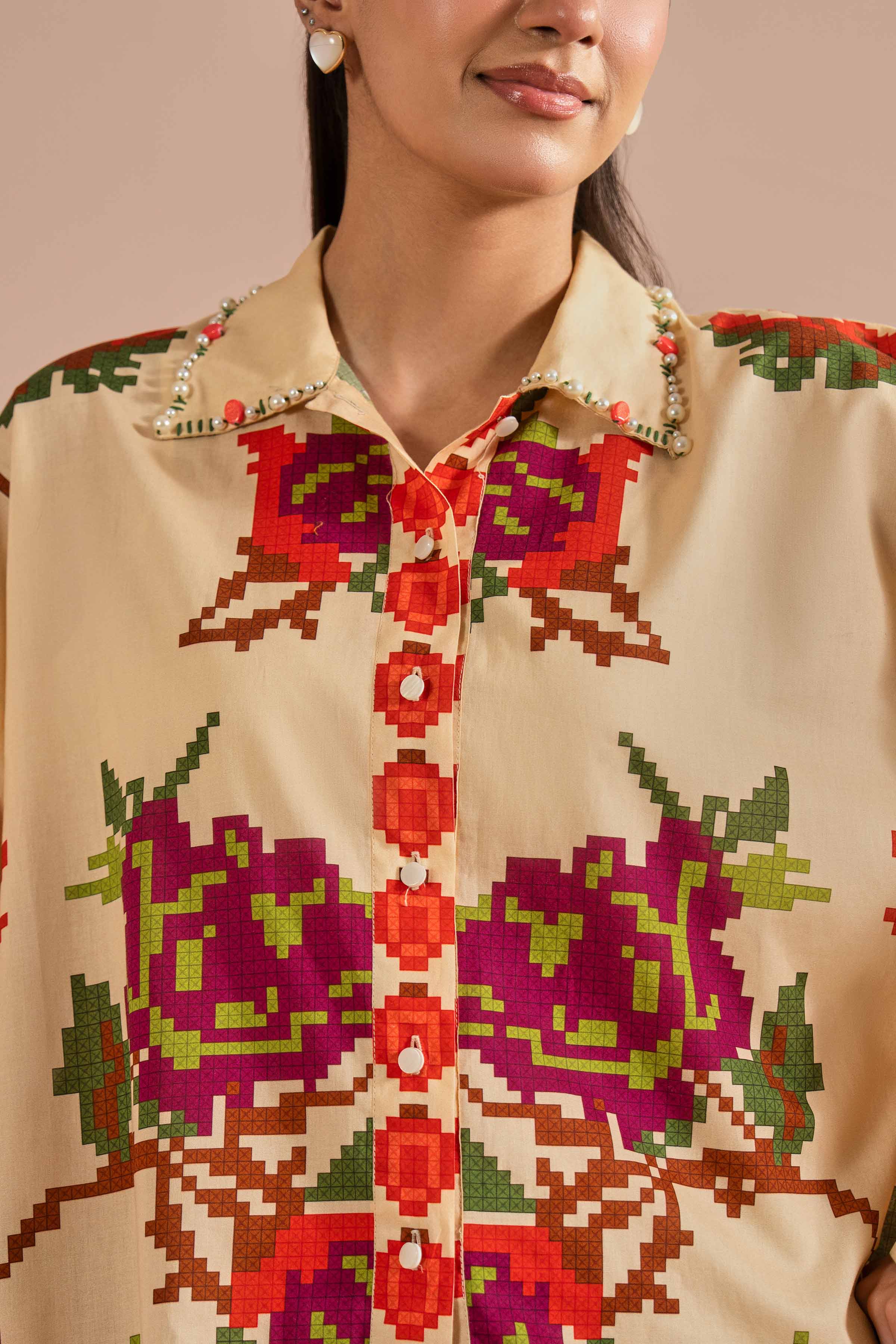 Printed Shirt - AS26-18 - Image 6