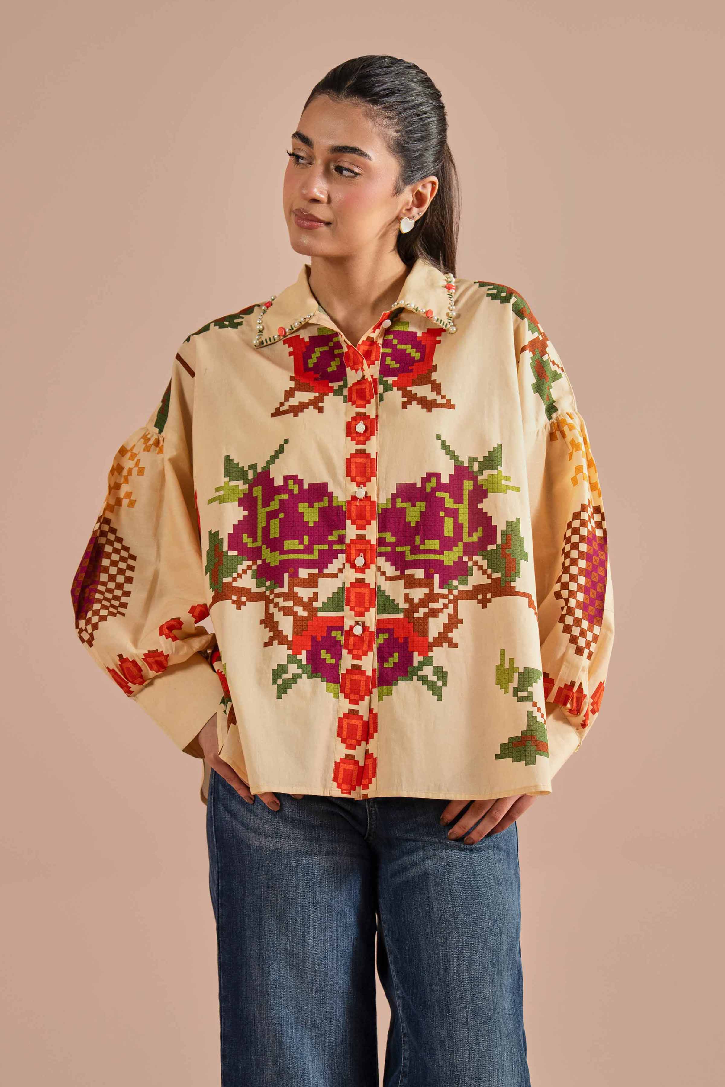 Printed Shirt - AS26-18 - Image 7