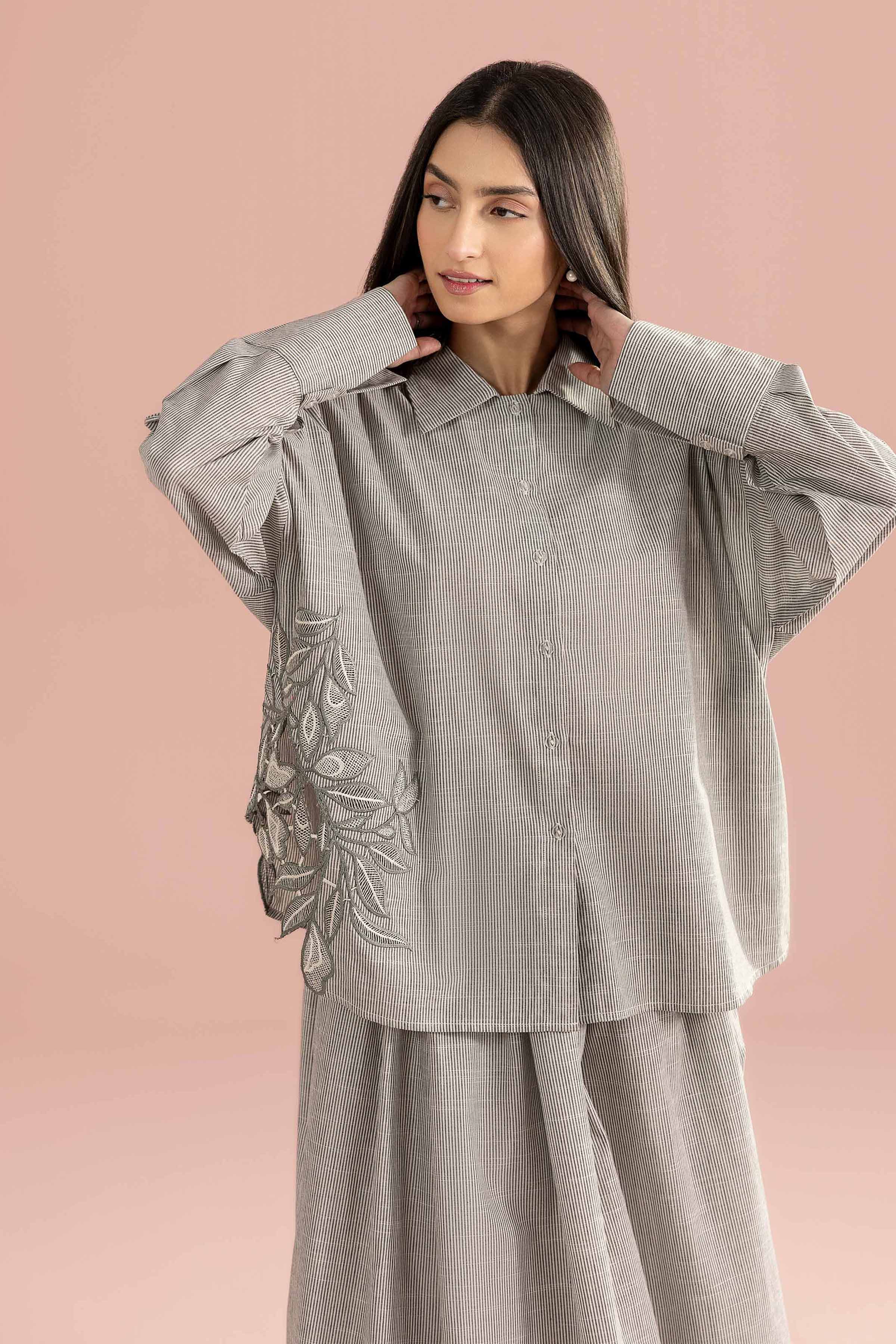 2 Piece - Embroidered Suit - AS26-29 - Image 2