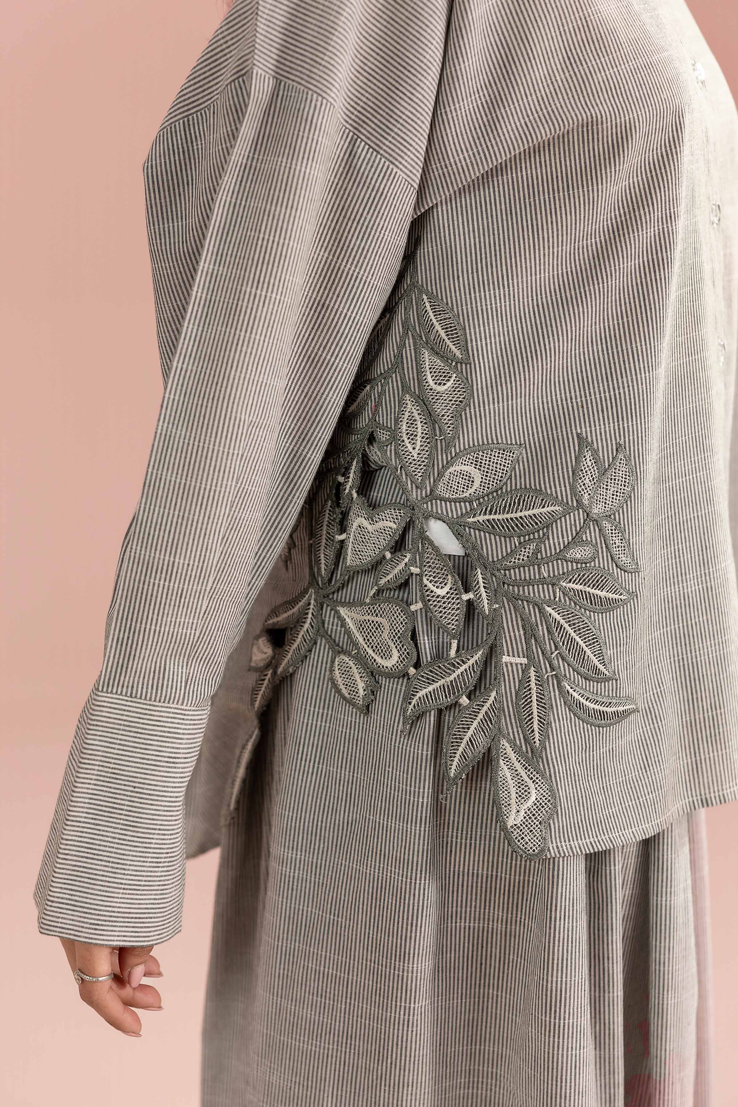 2 Piece - Embroidered Suit - AS26-29 - Image 6