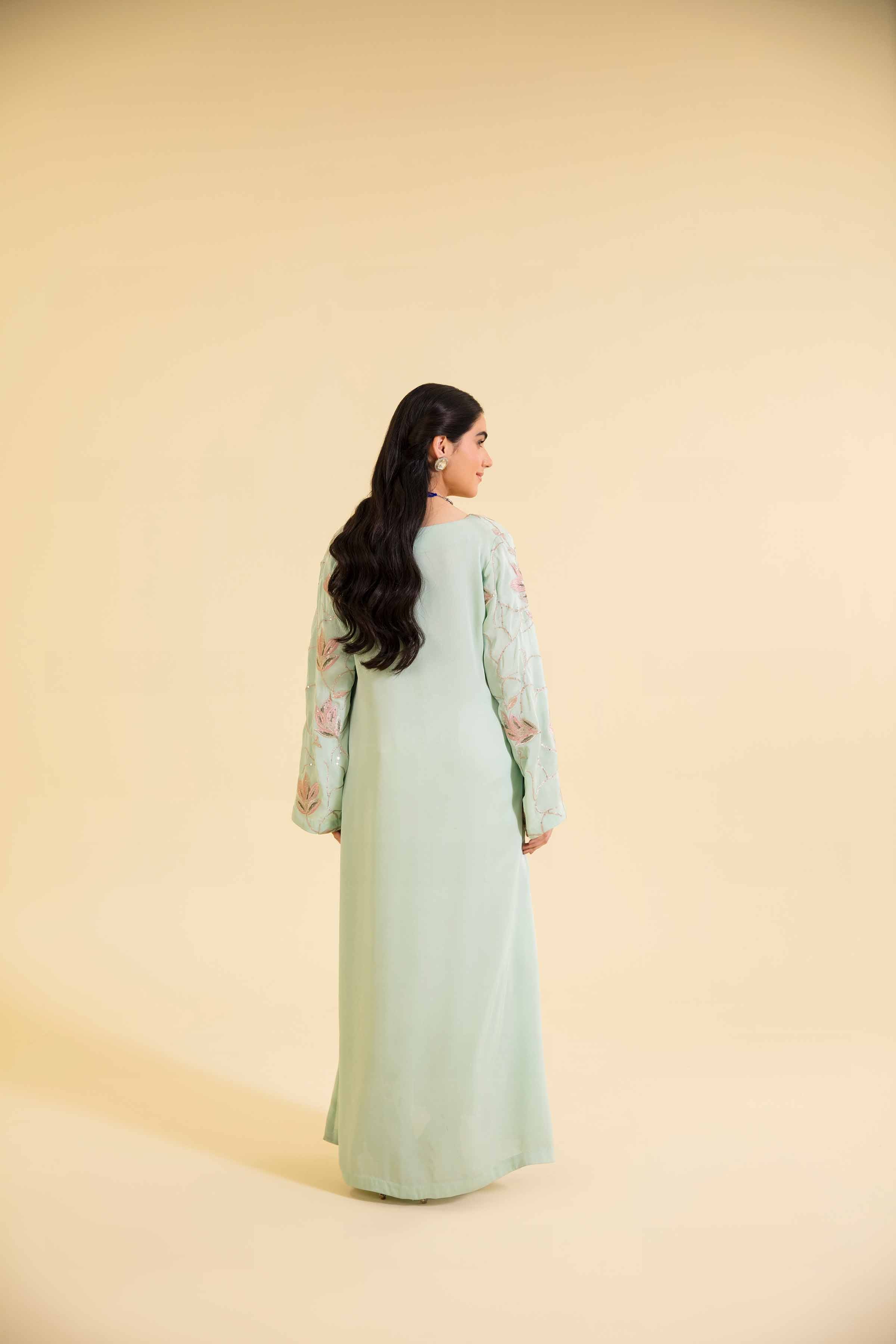 Embroidered Long Dress - FE24-12 - Image 3
