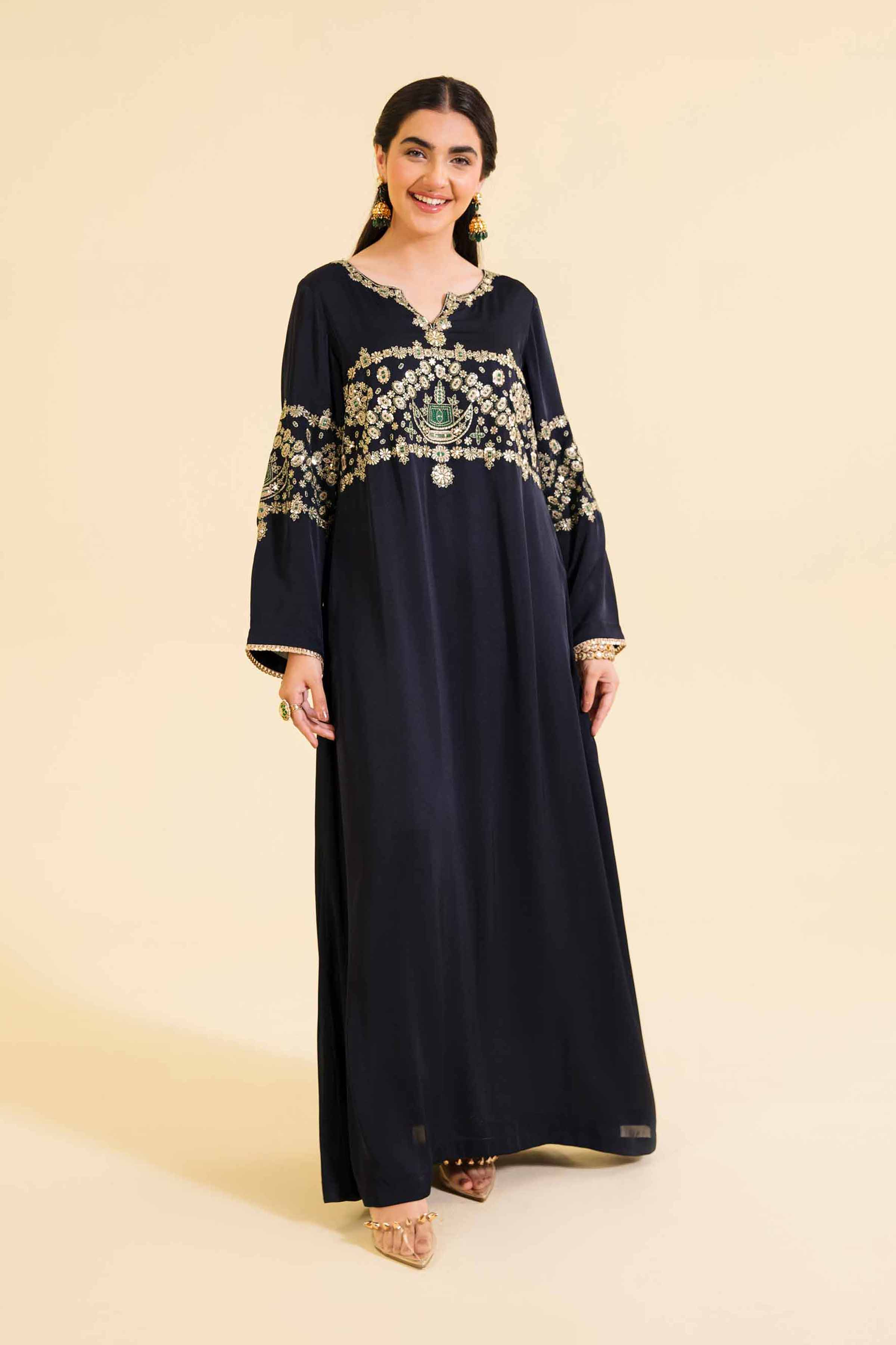 Embroidered Long Dress - FE24-15 - Image 2