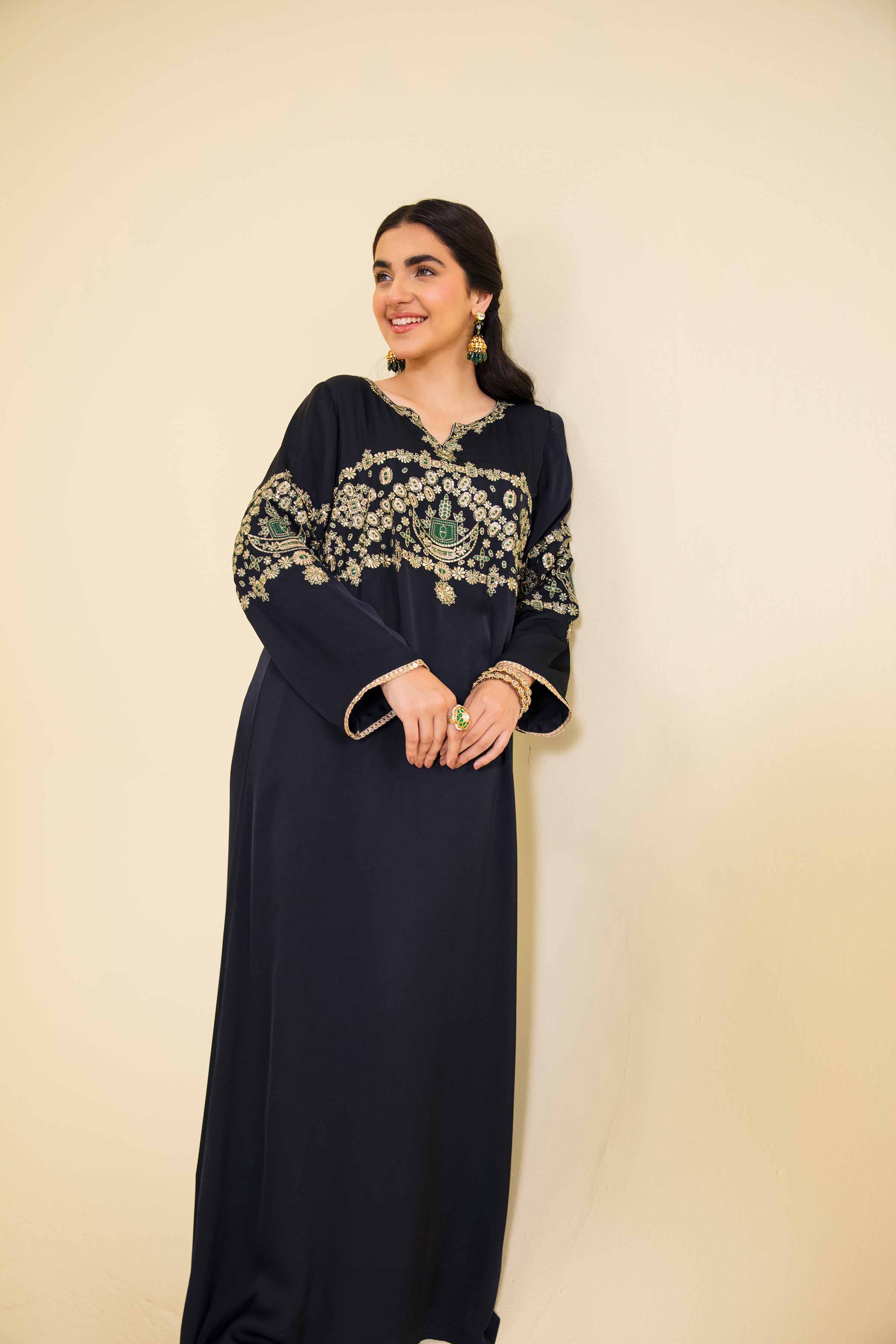 Embroidered Long Dress - FE24-15 - Image 5