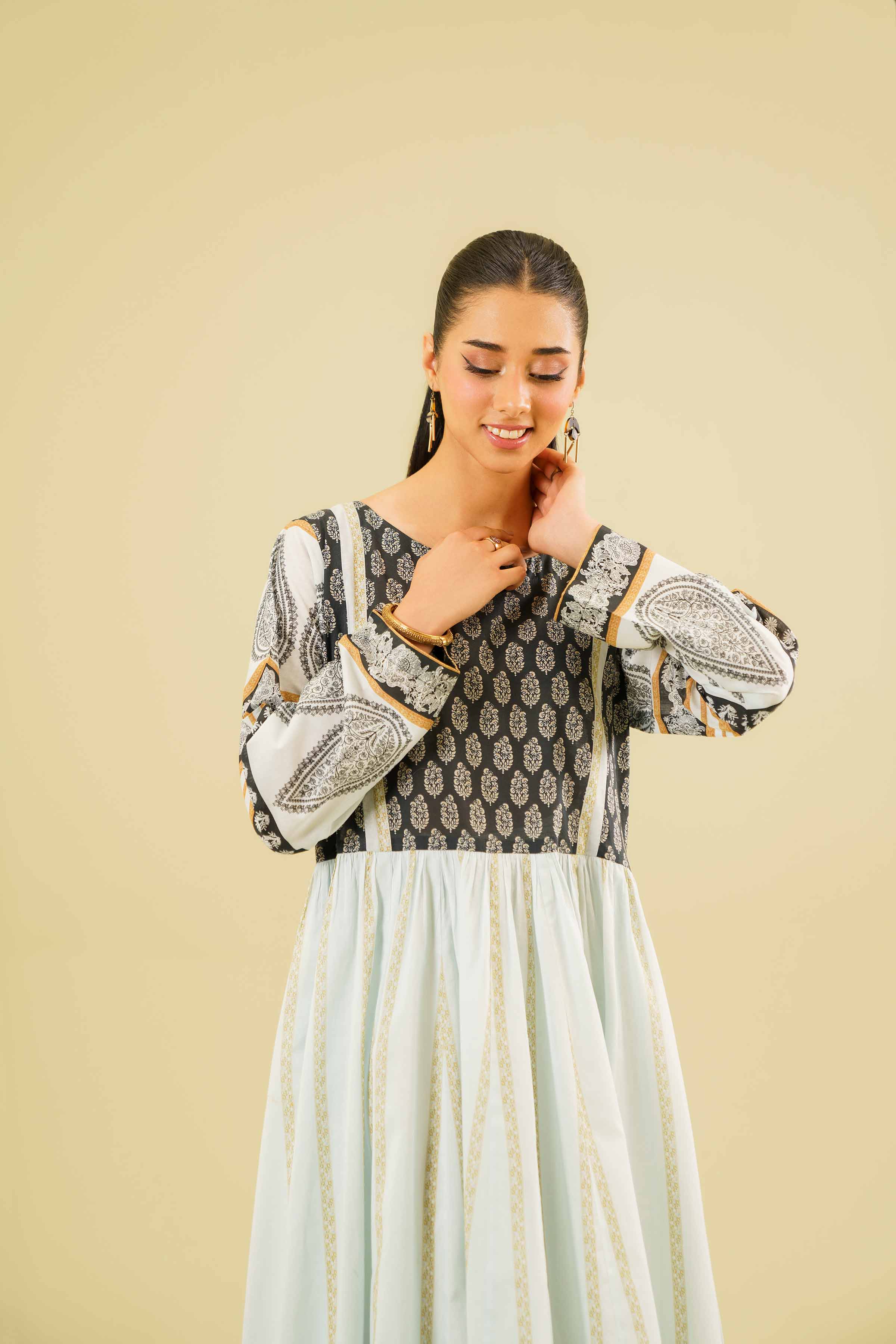 Printed Long Dress - FE24-52 - Image 5