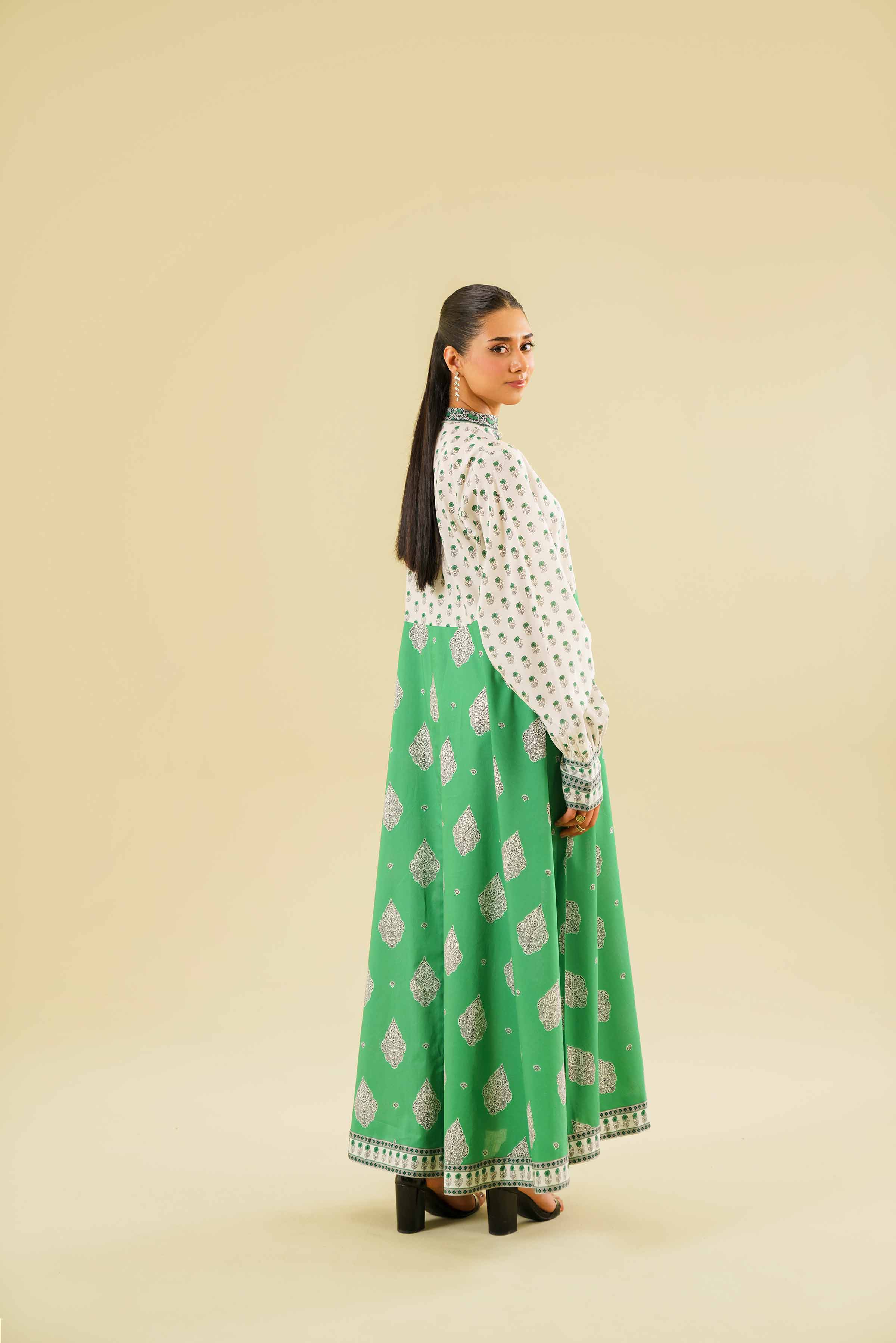Printed Long Dress - FE24-59 - Image 3