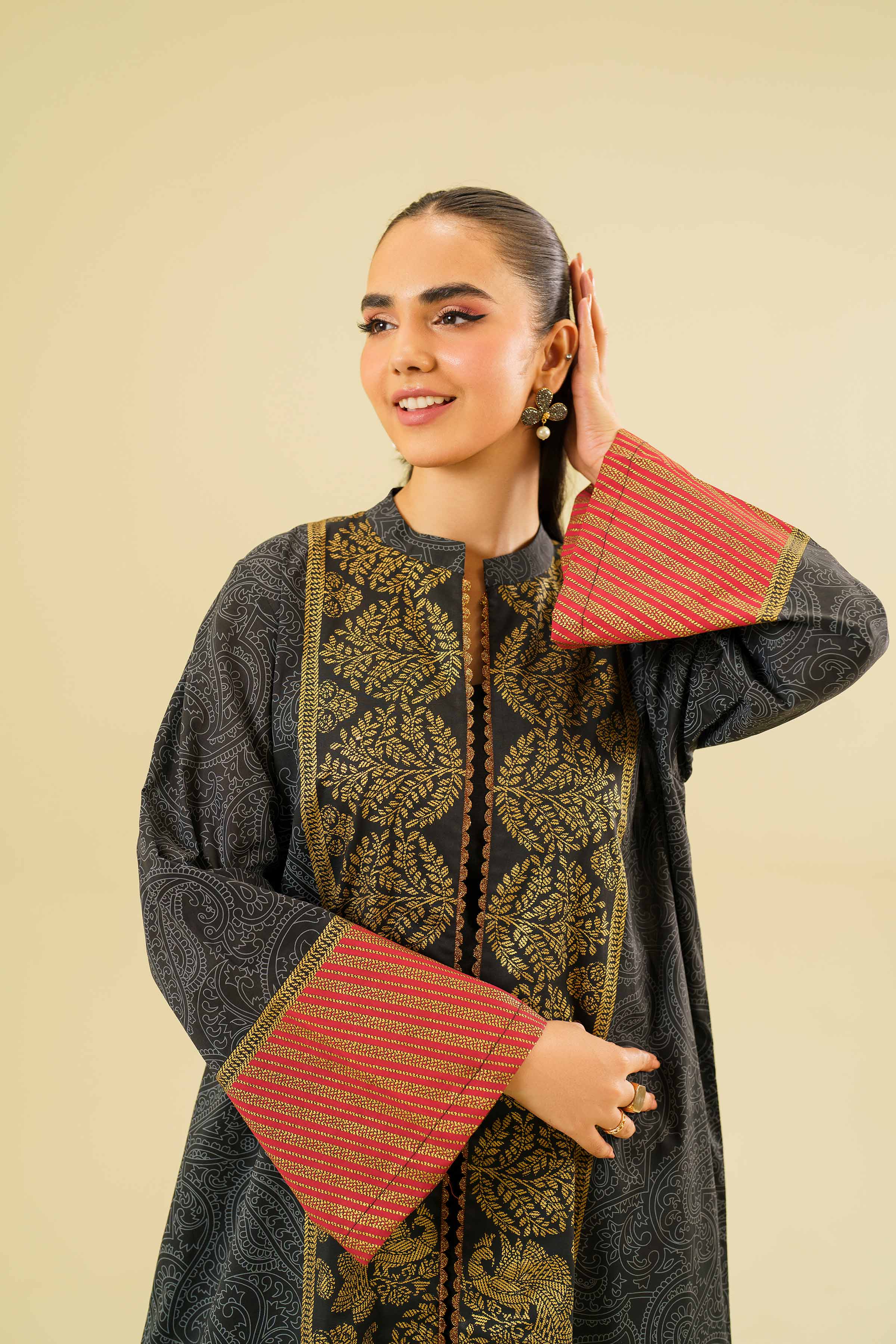 Printed Long Dress - FE24-60 - Image 5