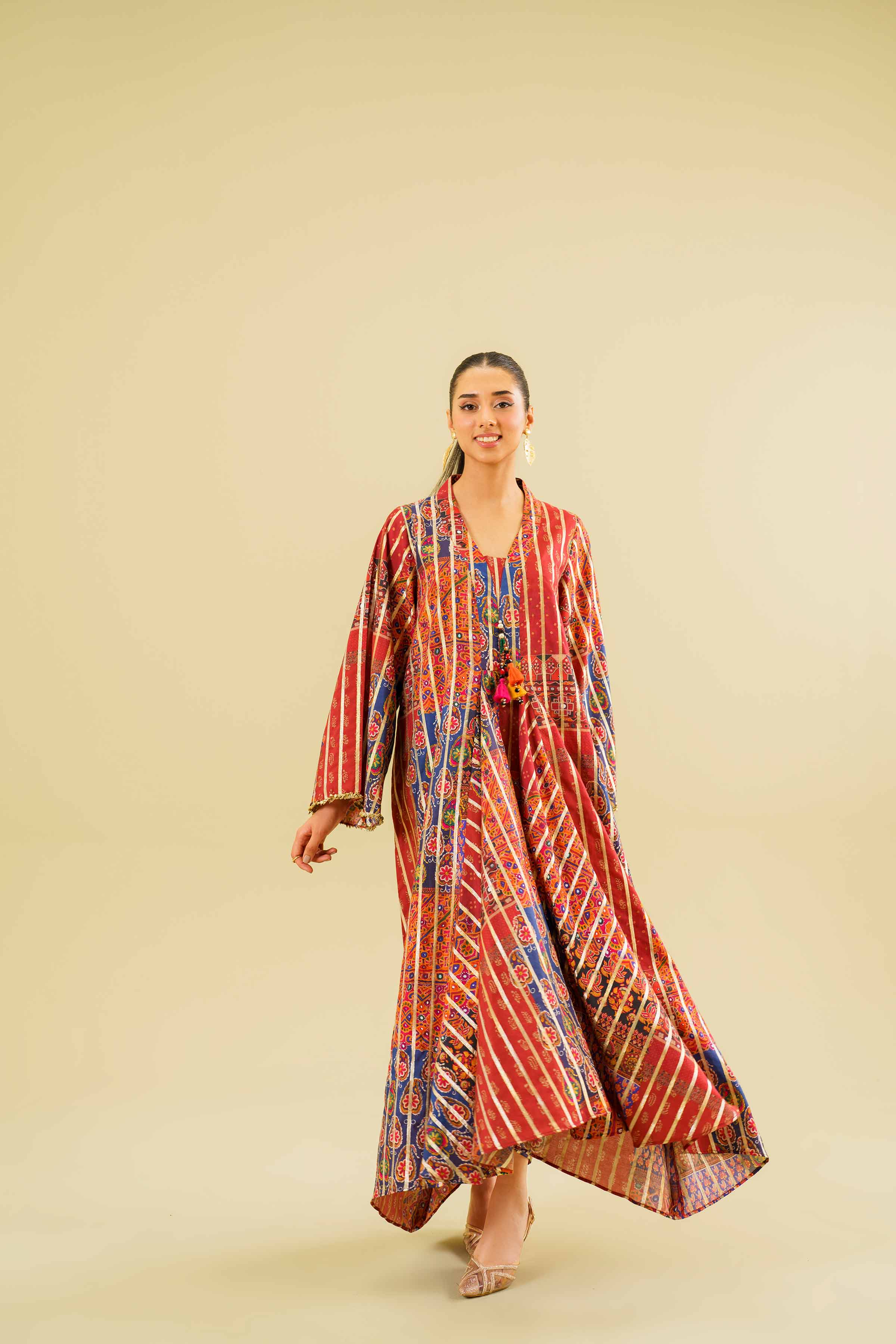 Printed Long Dress - FE24-64 - Image 4