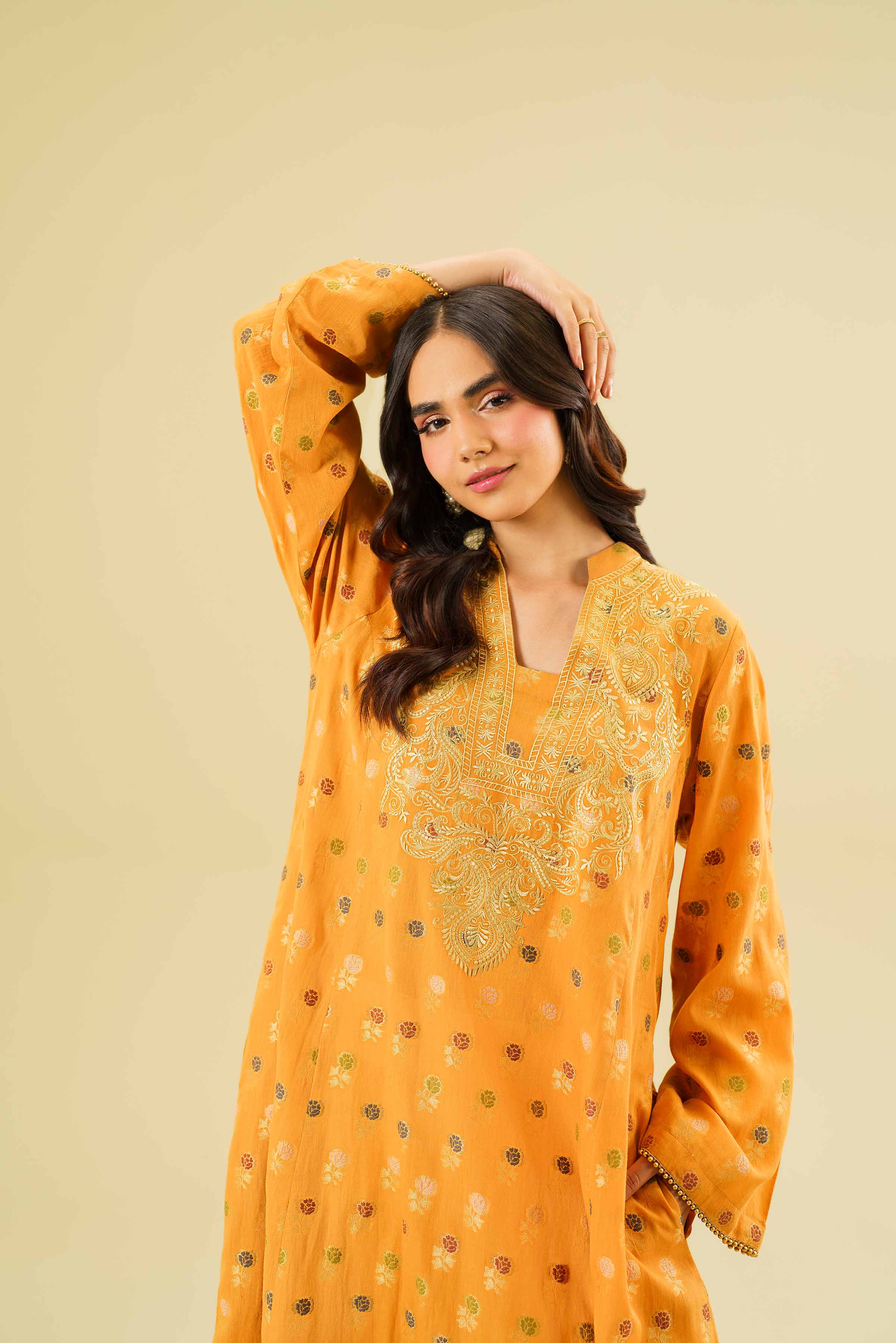 Embroidered Long Dress - FE24-67 - Image 4