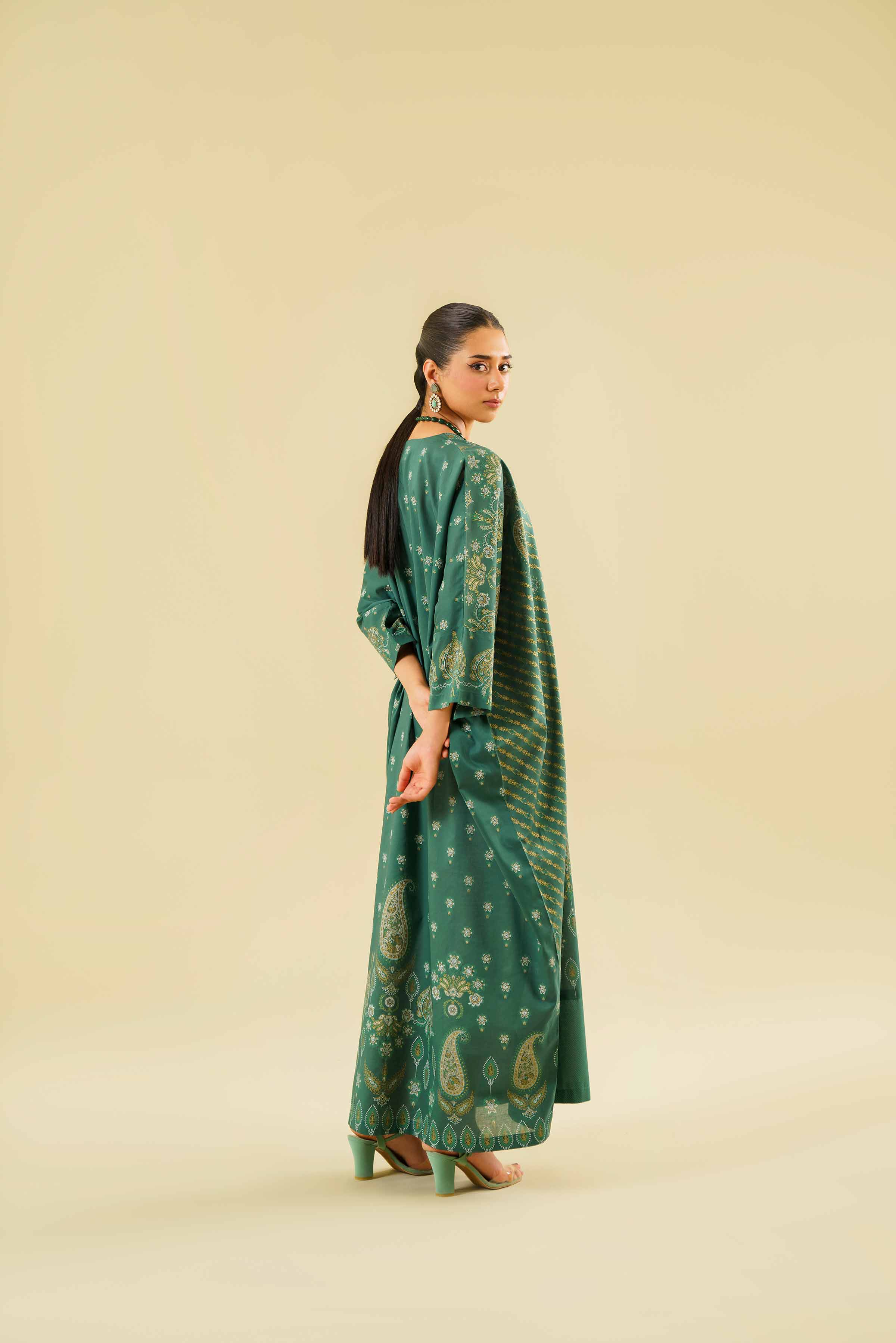 Printed Long Dress - FE24-68 - Image 3